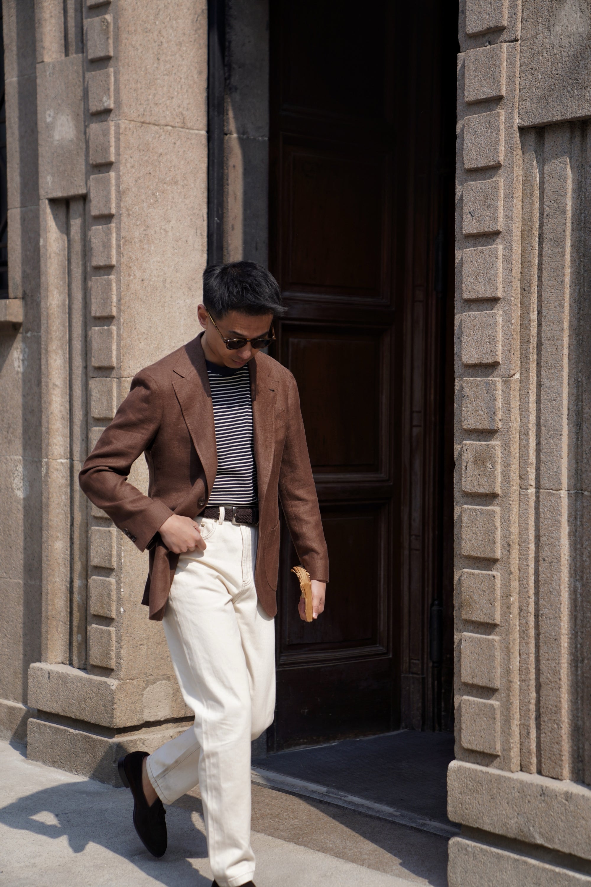 Chestnut Hopsack Jacket #320