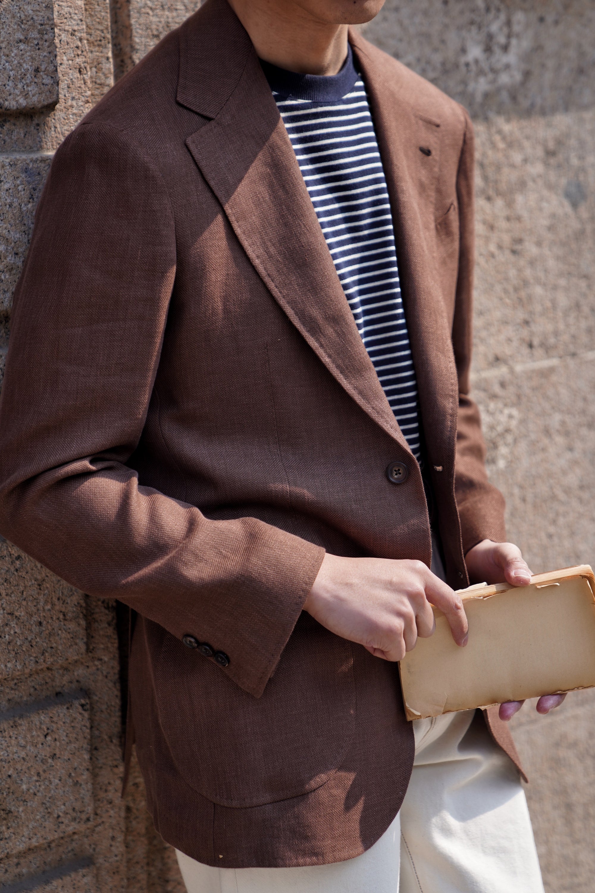 Chestnut Hopsack Jacket #320
