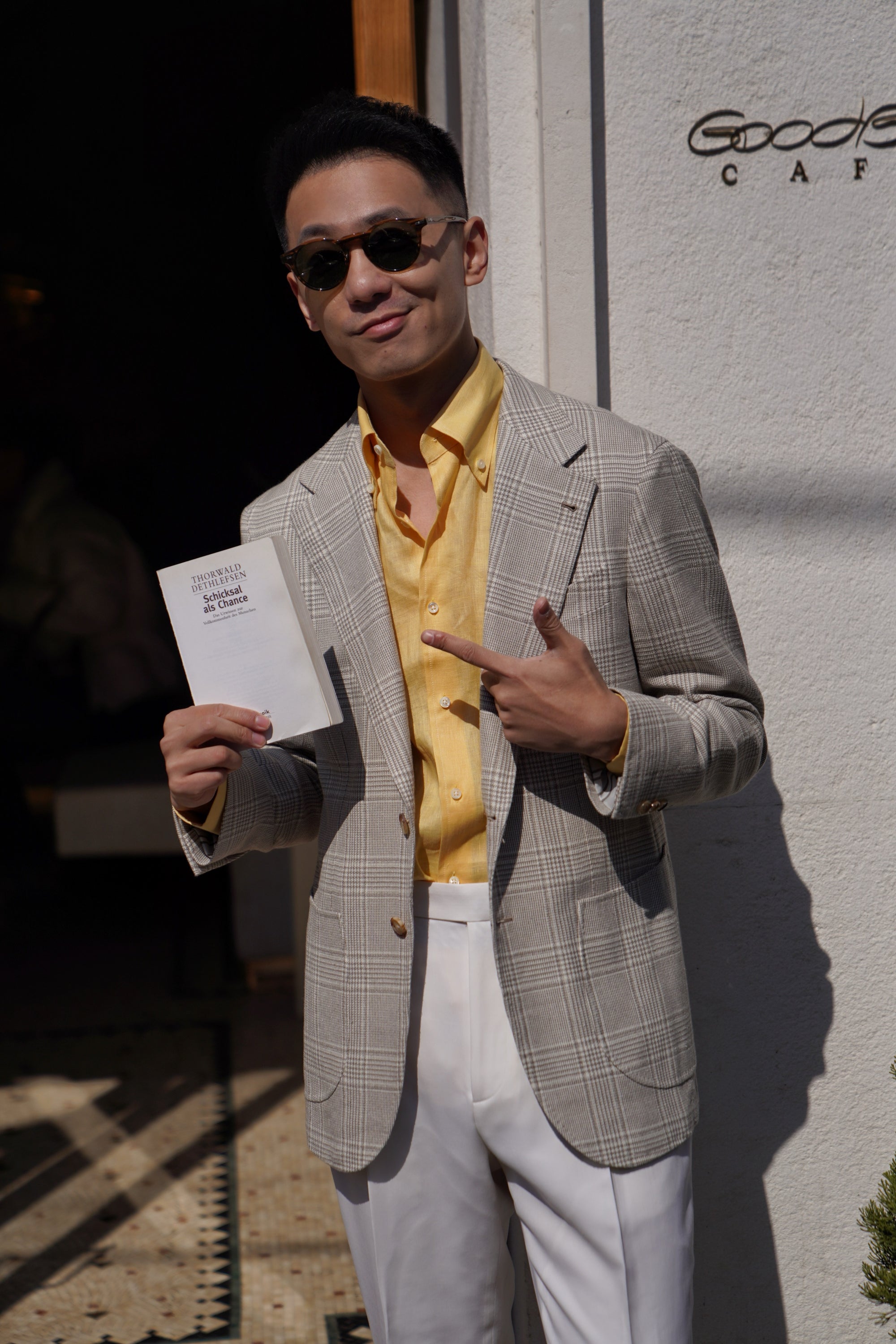 MTO Beige Glen Check Jacket #261