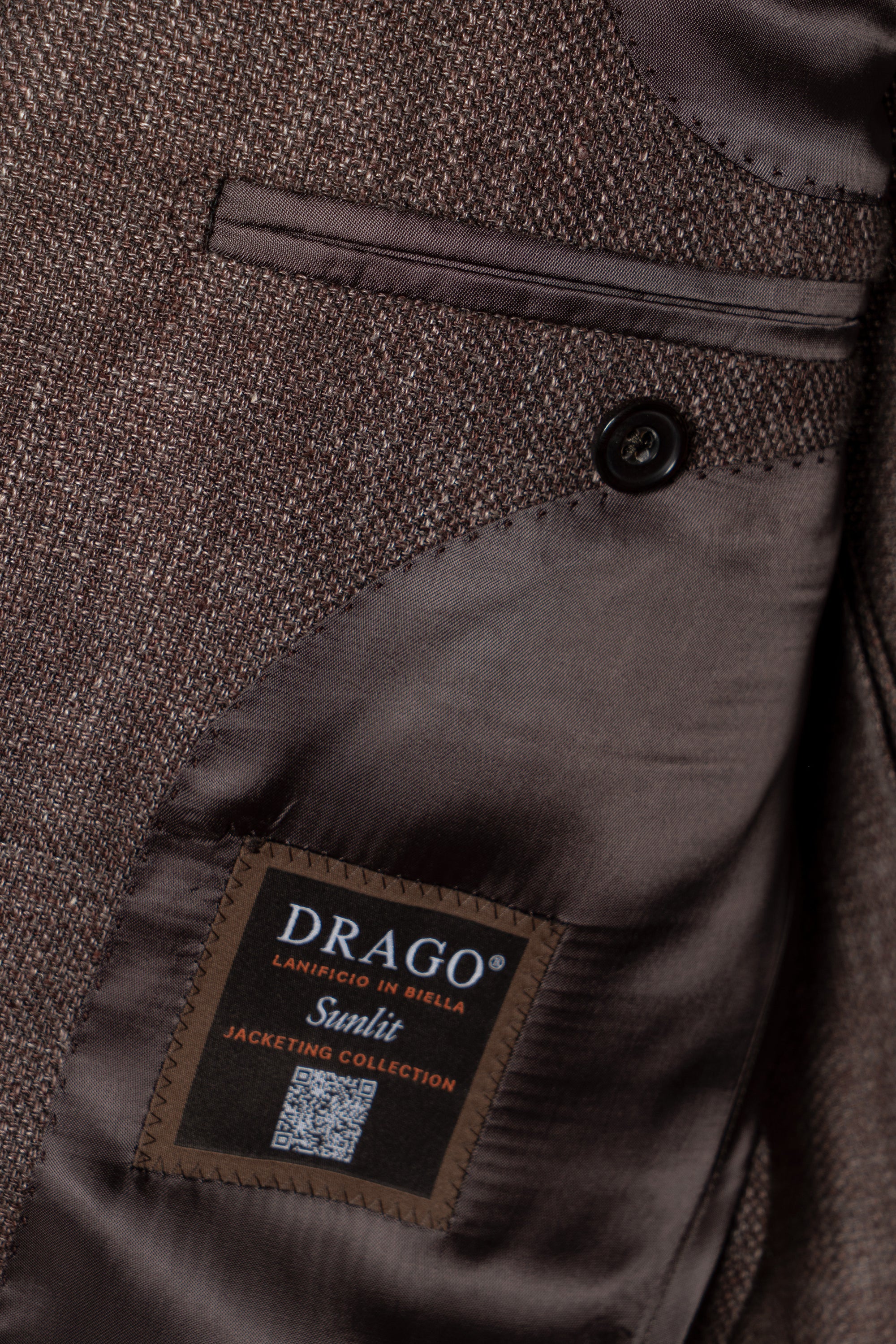 Stone Brown Linen Wool Jacket #398