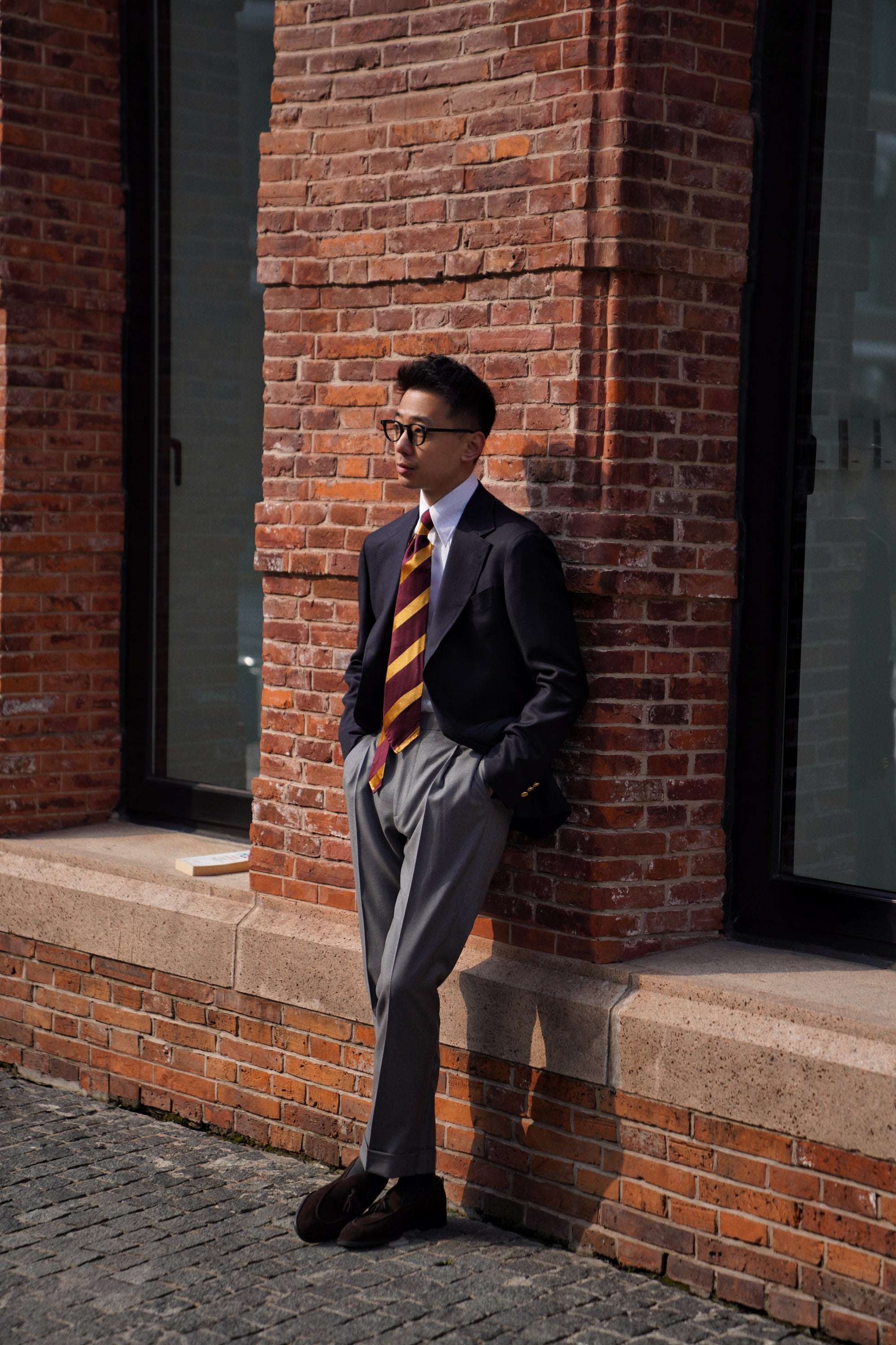 MTO Navy 120s Wool Blazer #383