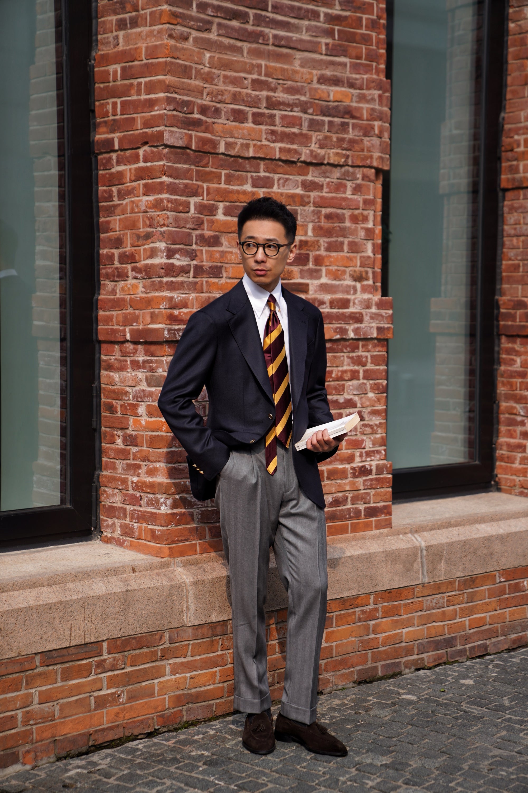 MTO Navy 120s Wool Blazer #383