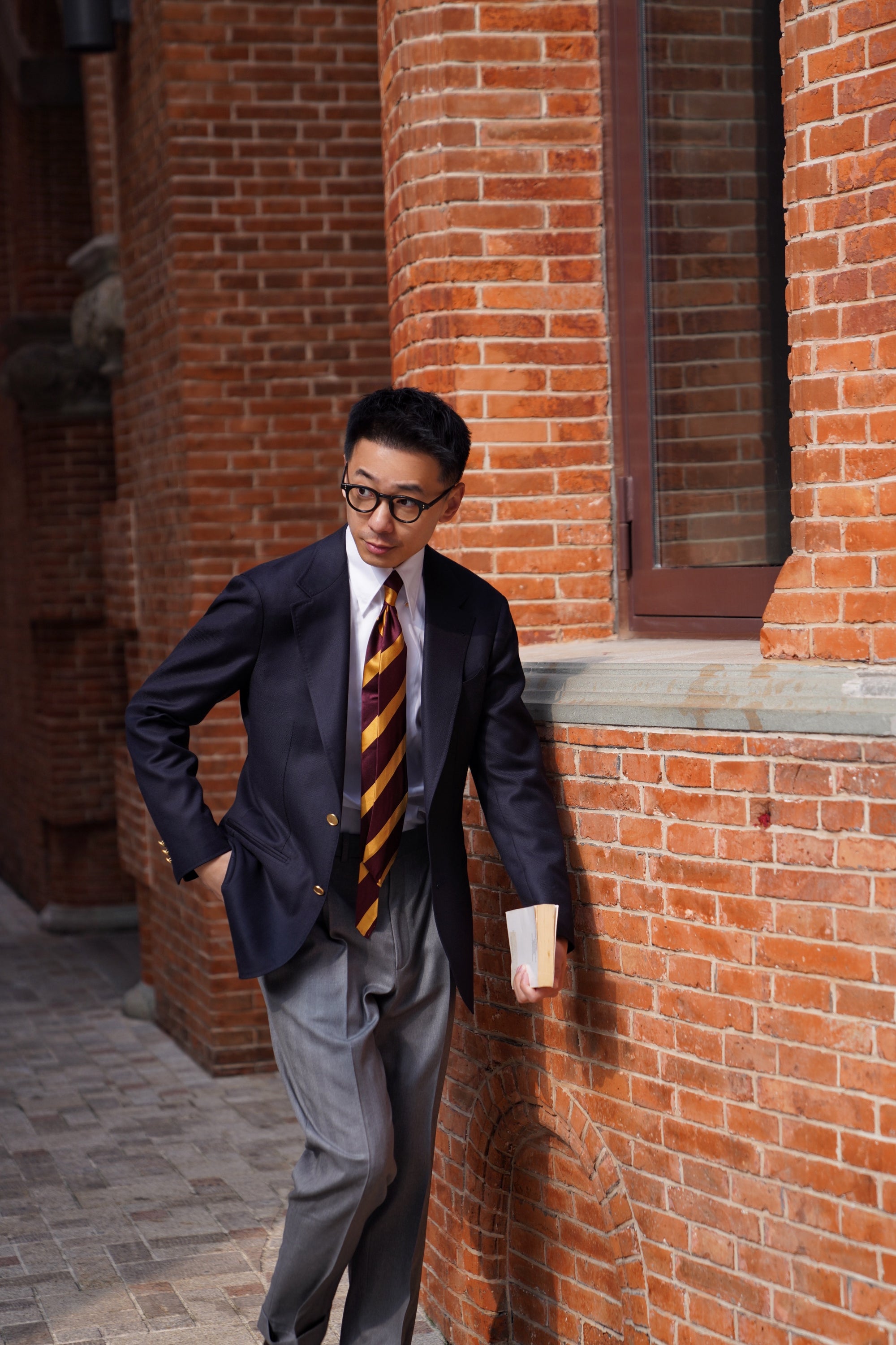 MTO Navy 120s Wool Blazer #383