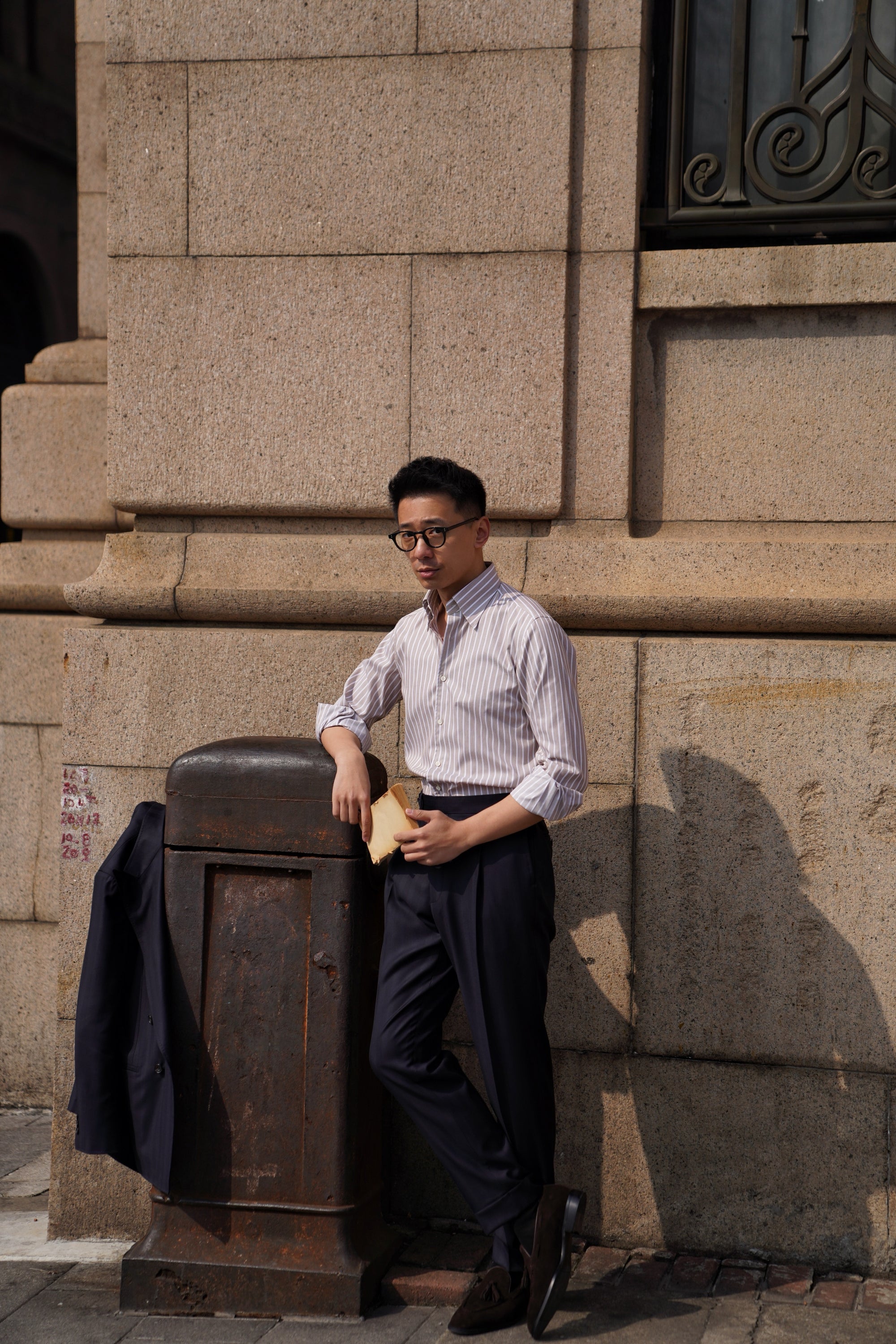 MTO Stipe Cotton Shirt #437 #438