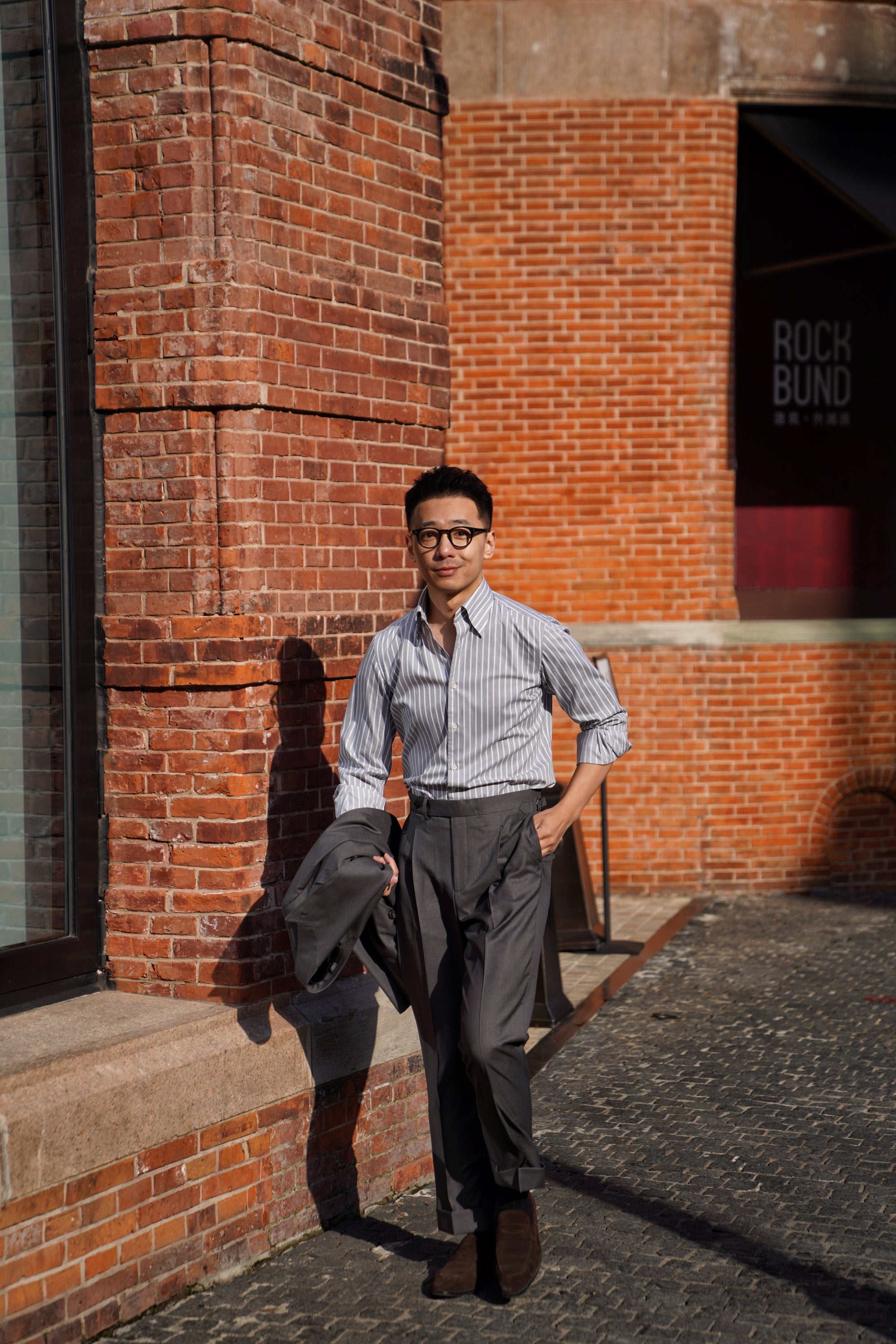 MTO Stipe Cotton Shirt #437 #438