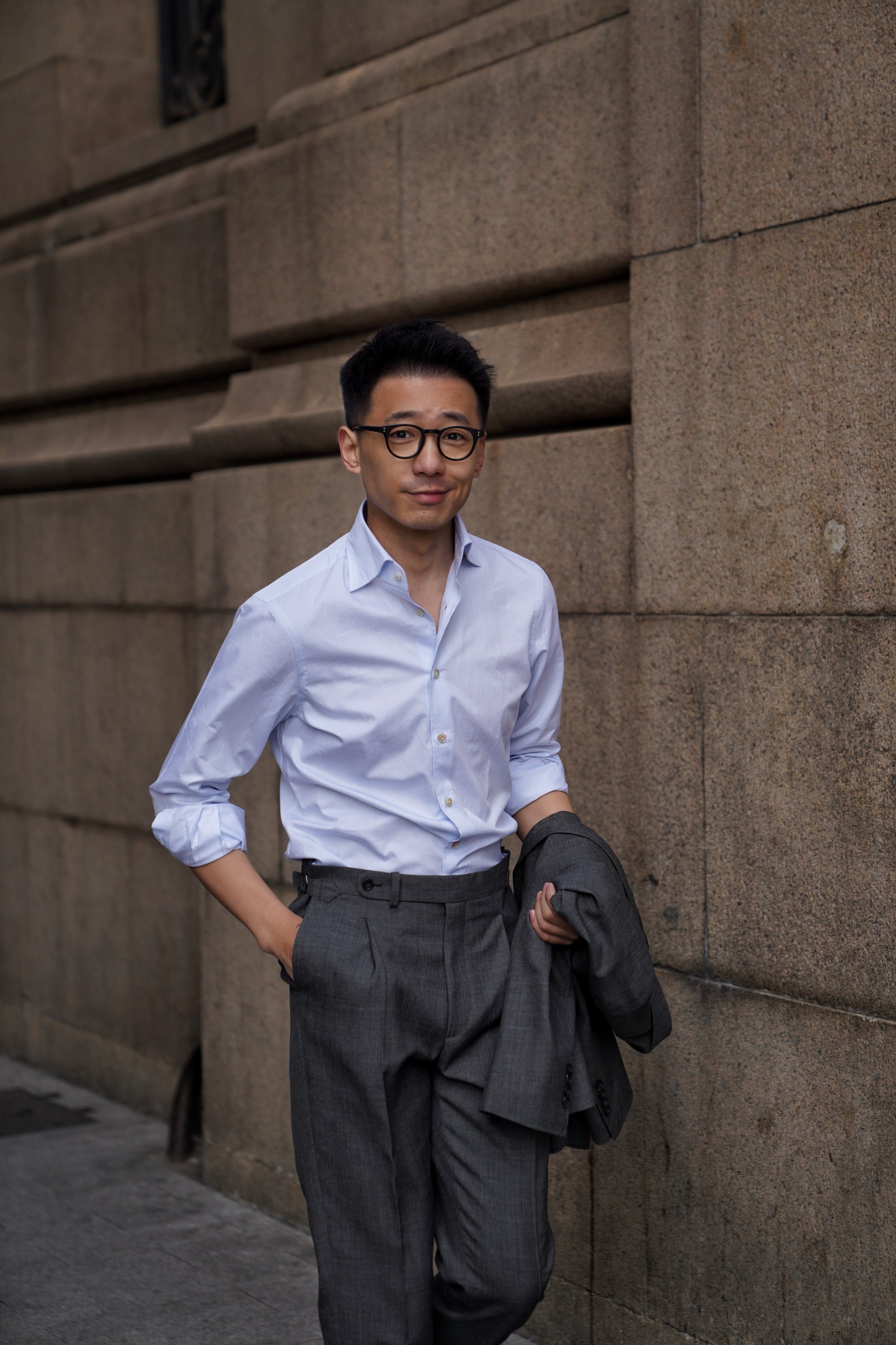 MTO Hand-stitched Stripe Shirt #32 #33