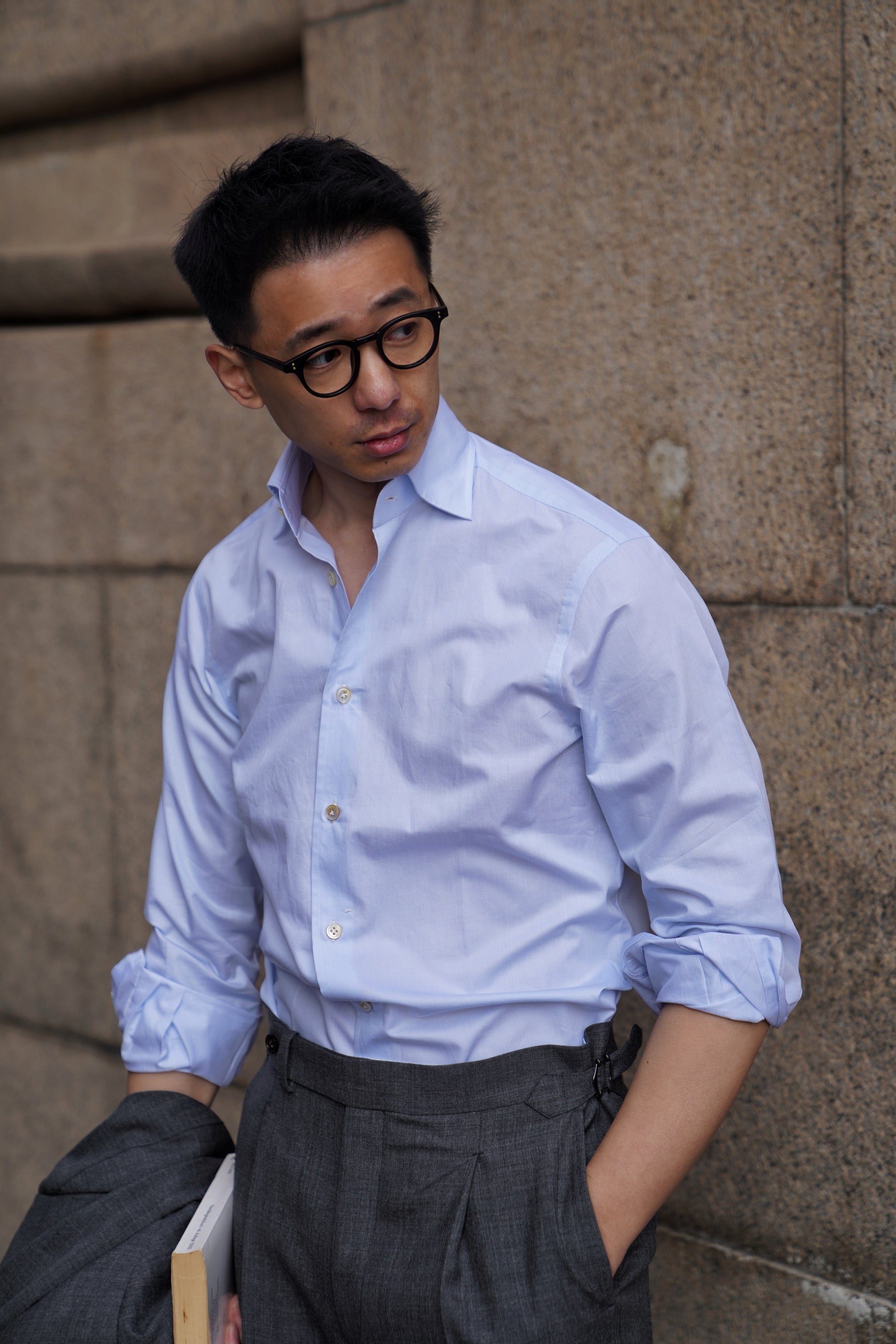 MTO Hand-stitched Stripe Shirt #32 #33