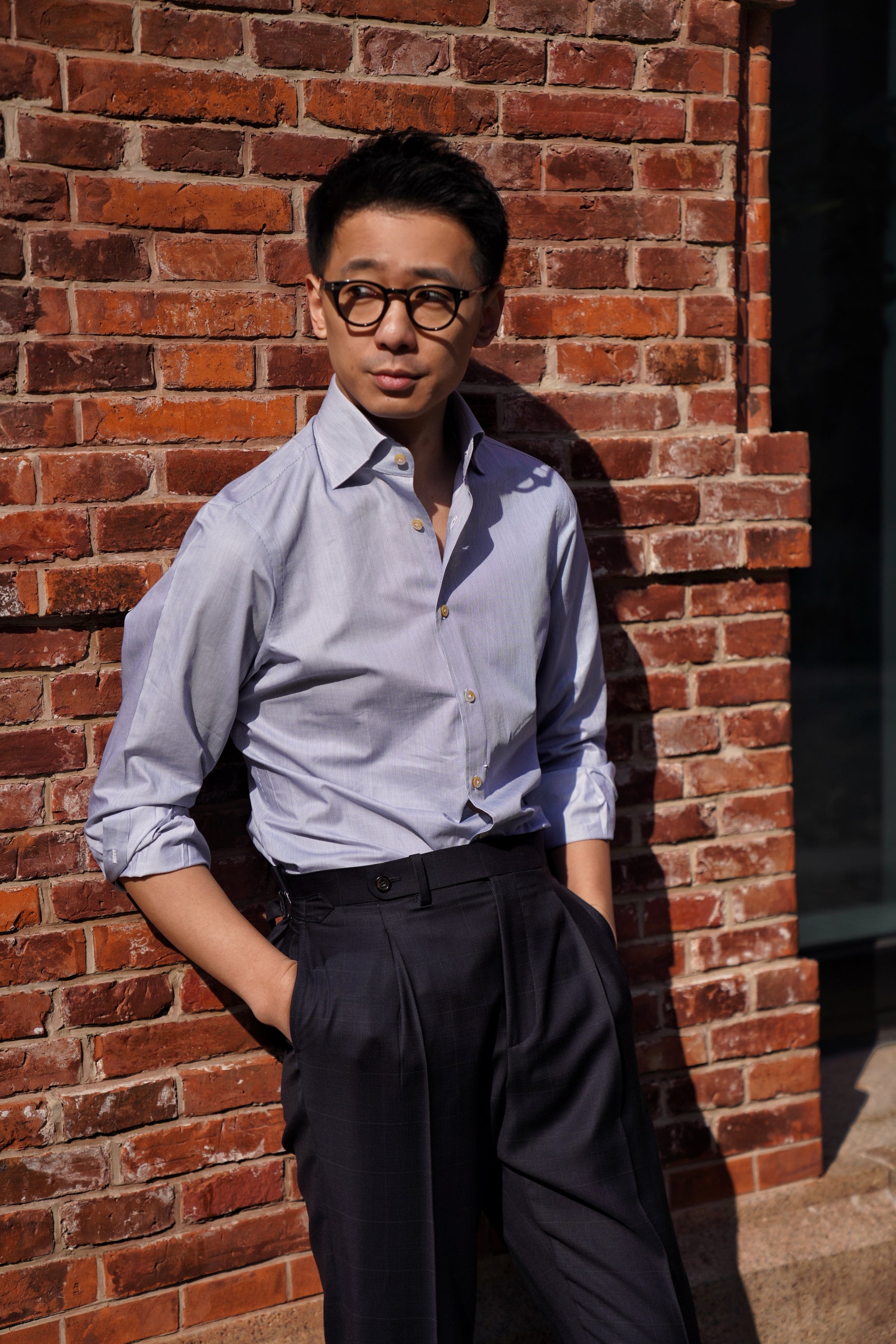 MTO Hand-stitched Stripe Shirt #32 #33