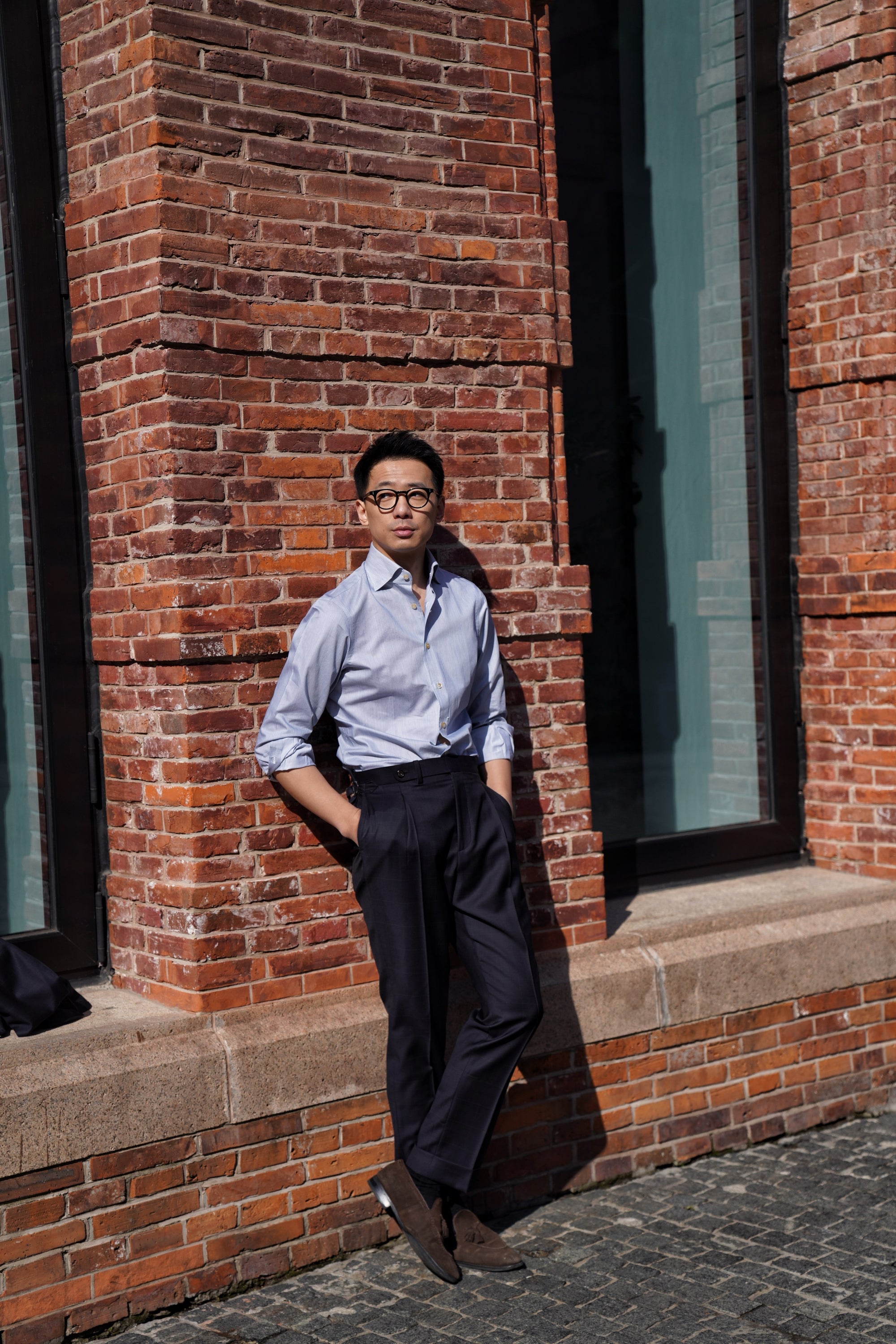MTO Hand-stitched Stripe Shirt #32 #33
