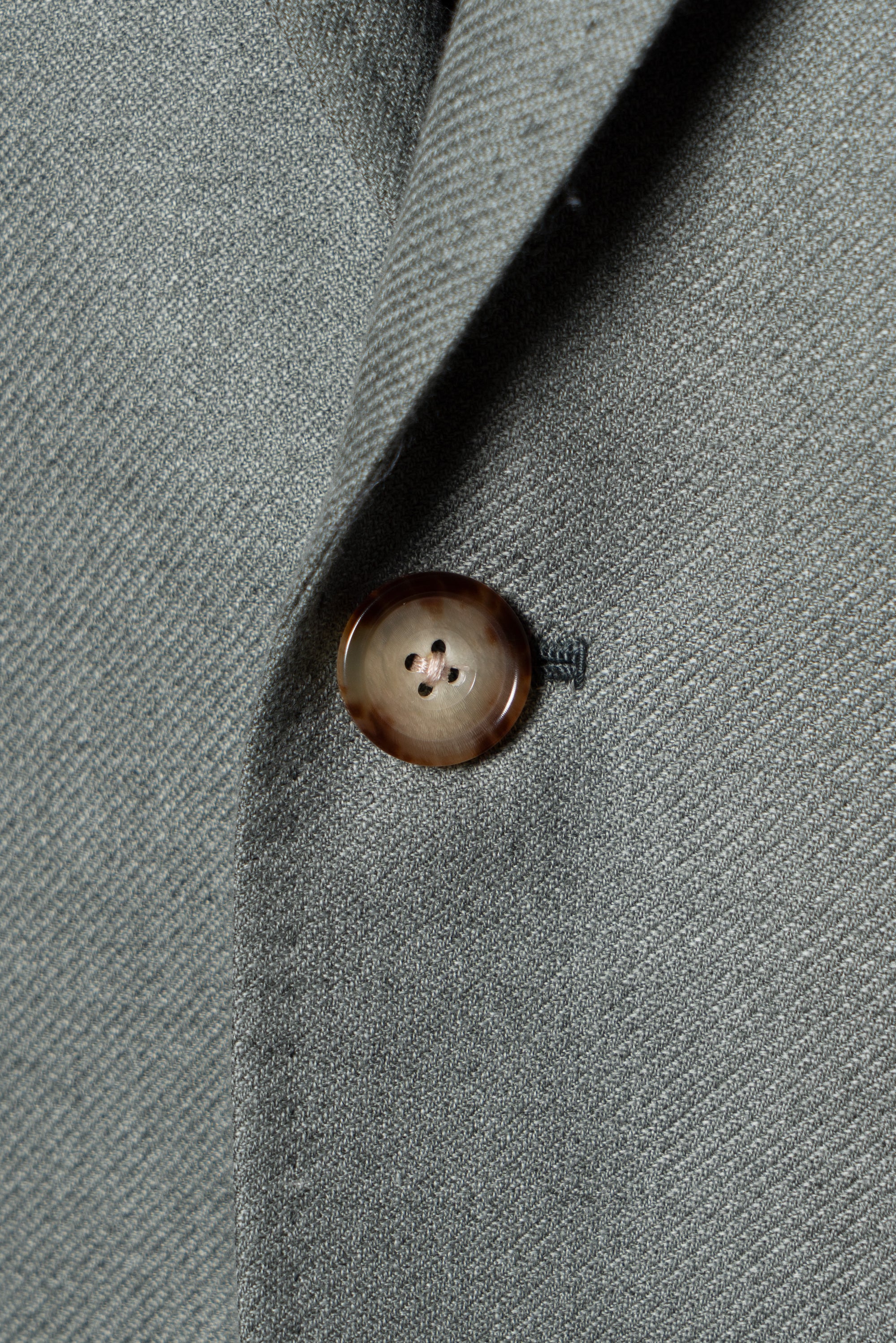 MTO Dusty Green Cotton Cashmere Silk Jacket