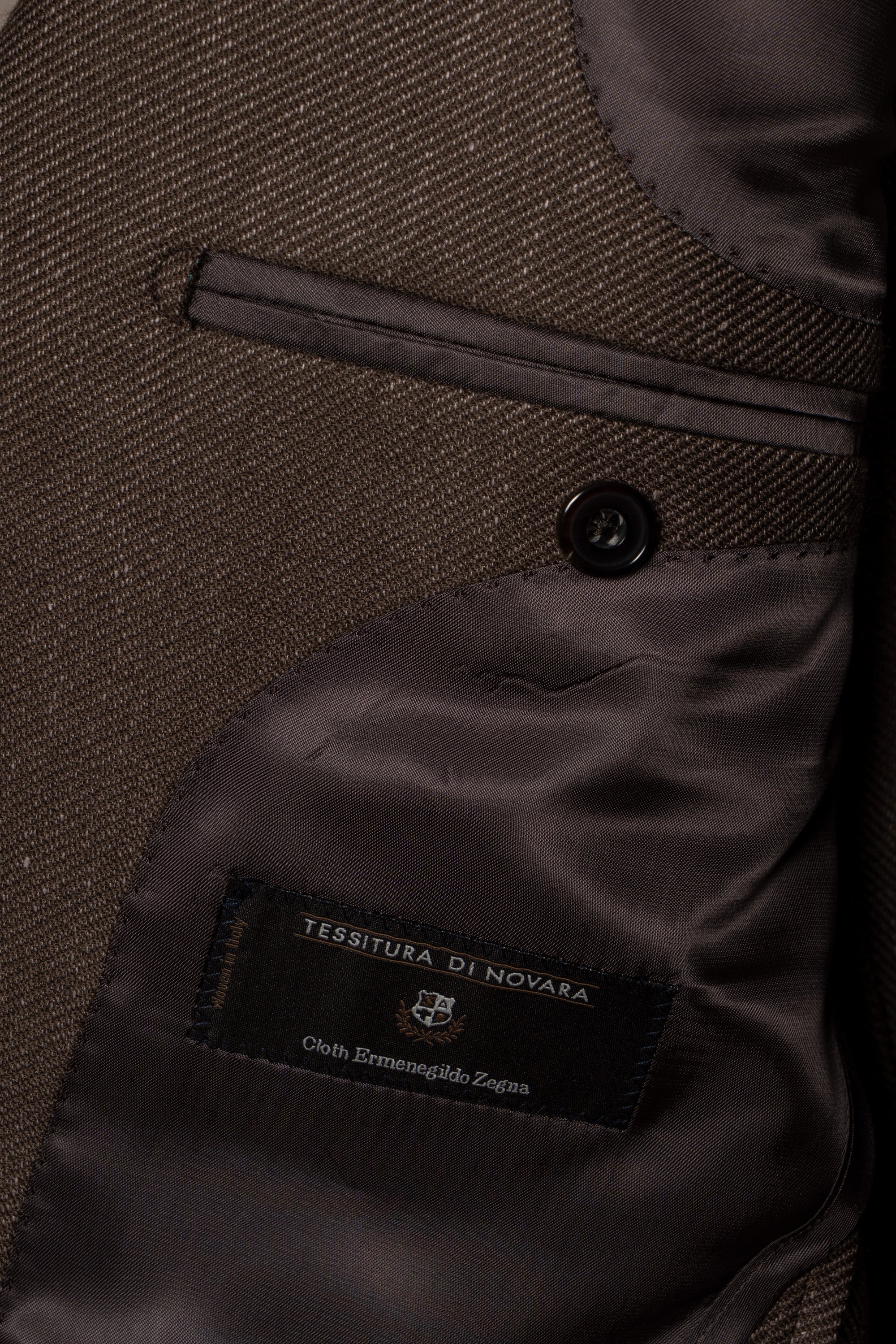 MTO Mocha Cashmere Silk Linen Jacket #379
