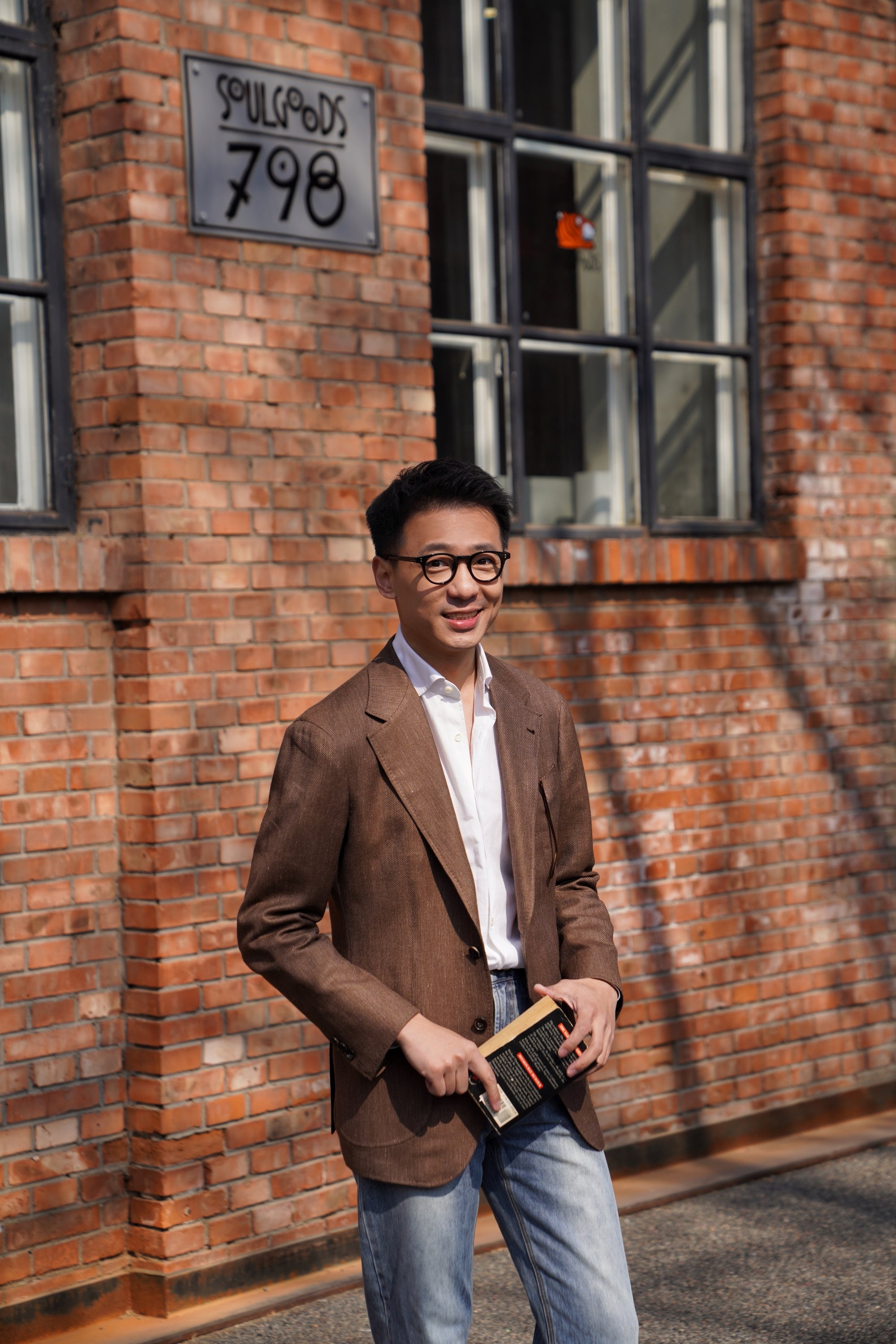 MTO Mocha Cashmere Silk Linen Jacket #379