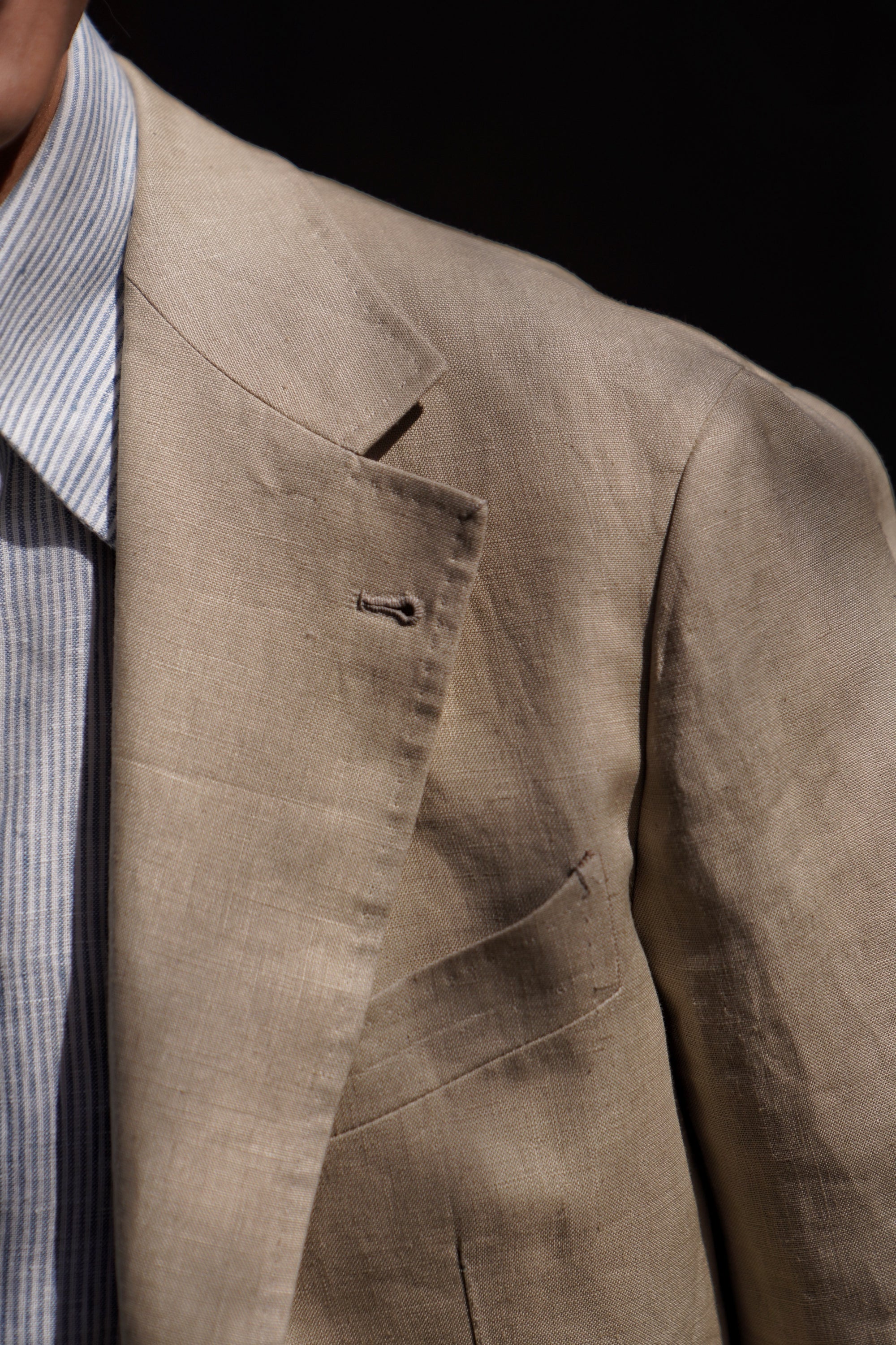 MTO Stone Irish Linen Suit #326