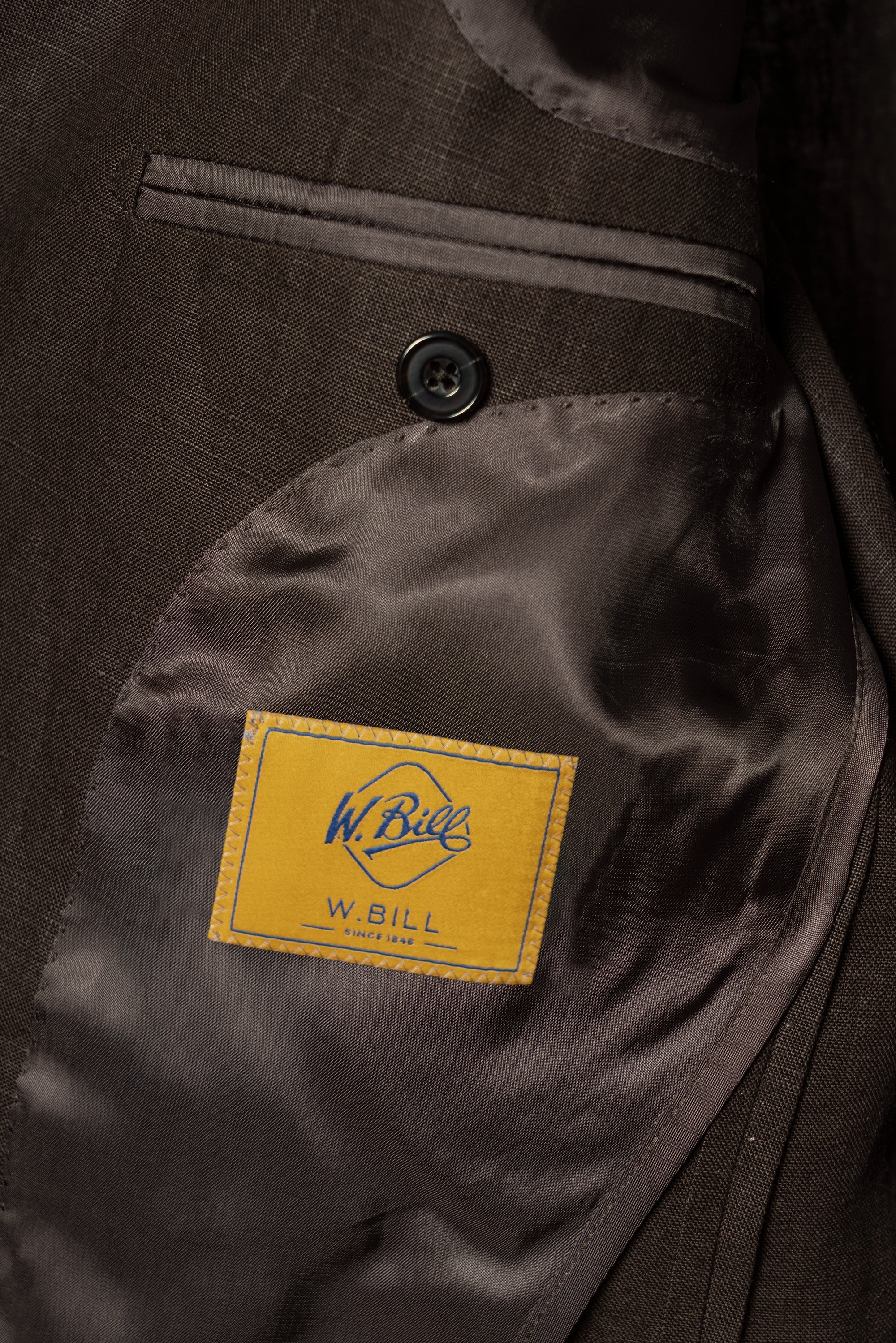 MTO Brown Irish Linen Suit #325