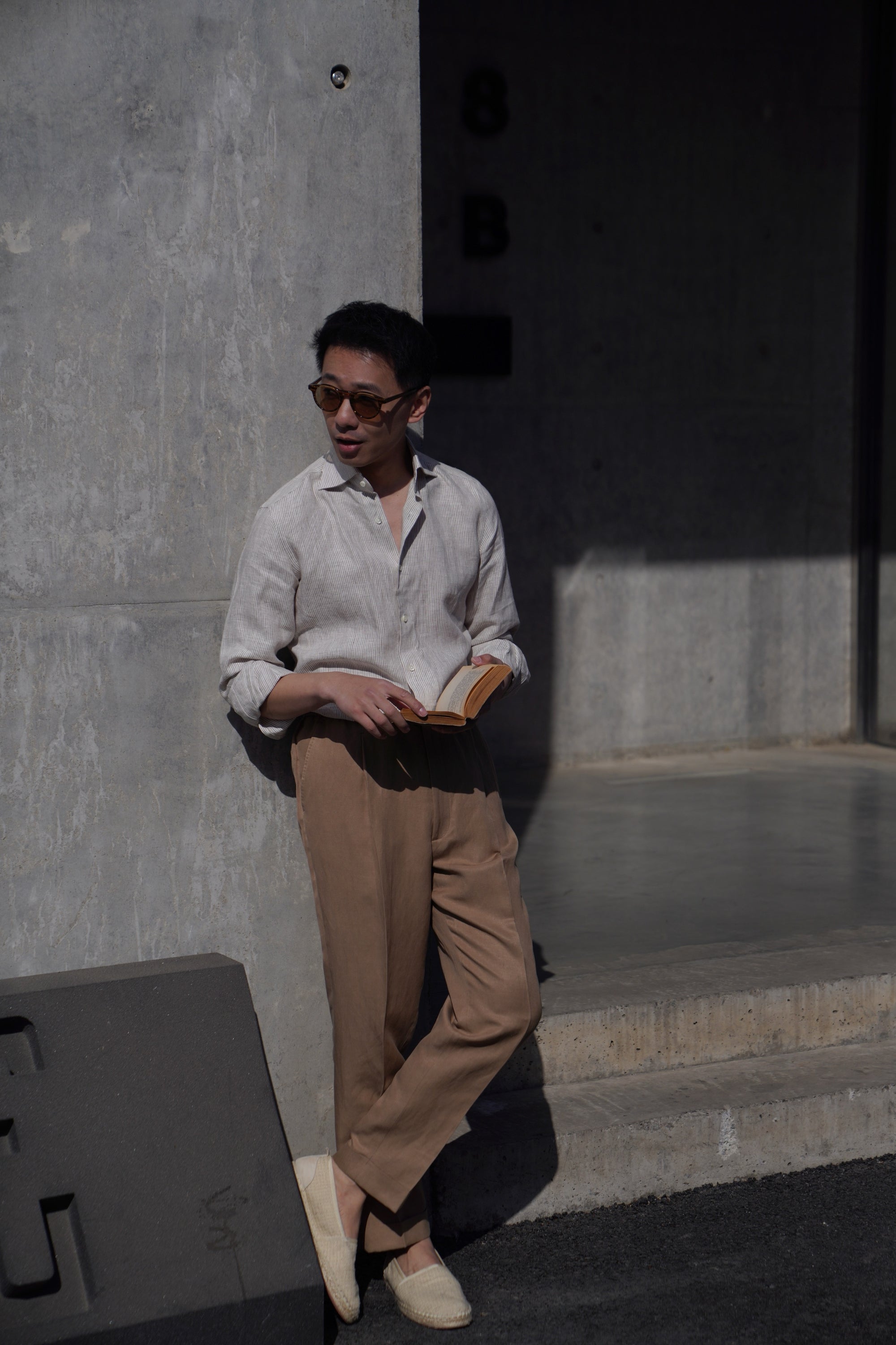 MTO Stipe Linen Shirt #416 #418