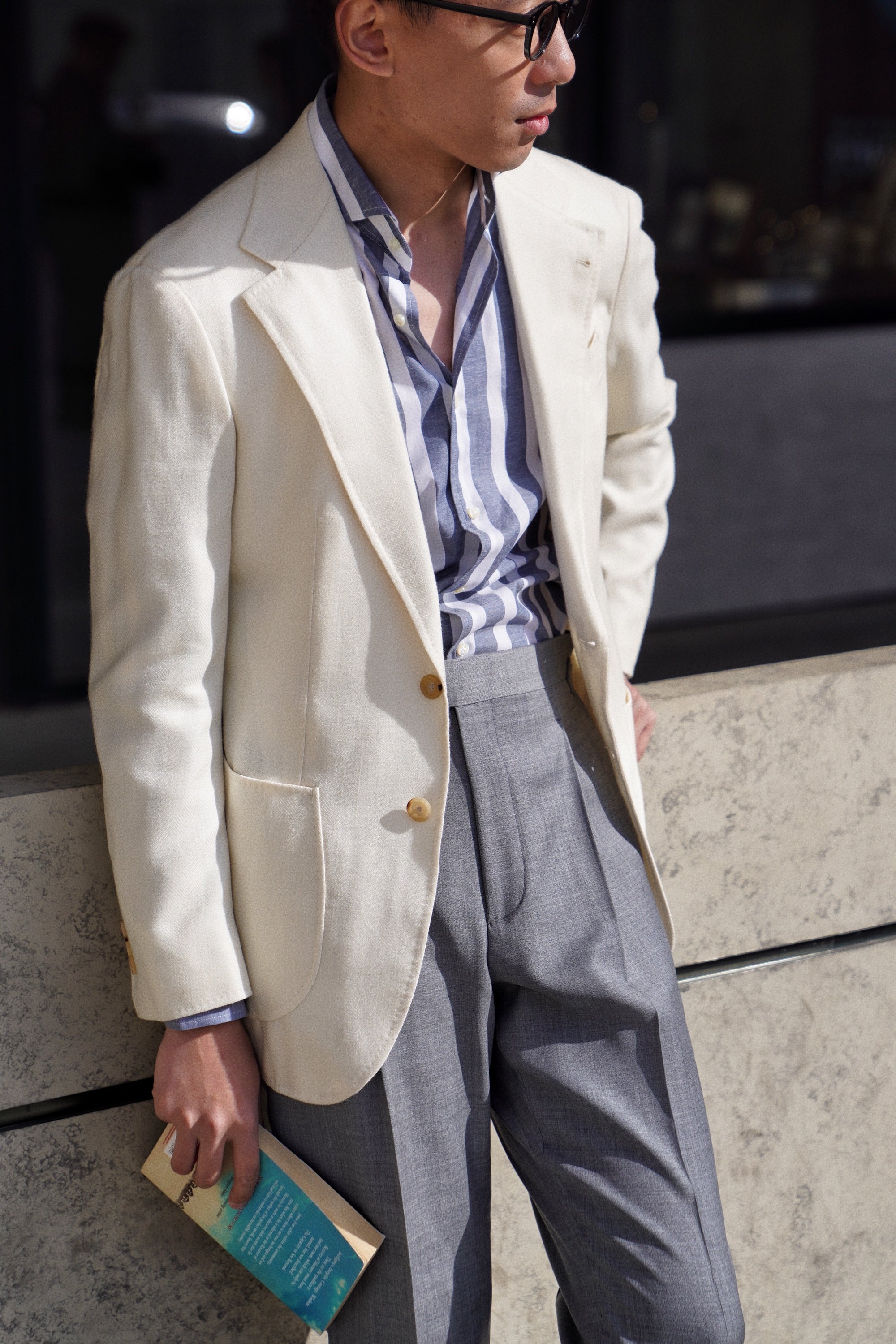 MTO Beige Herringbone Jacket #260