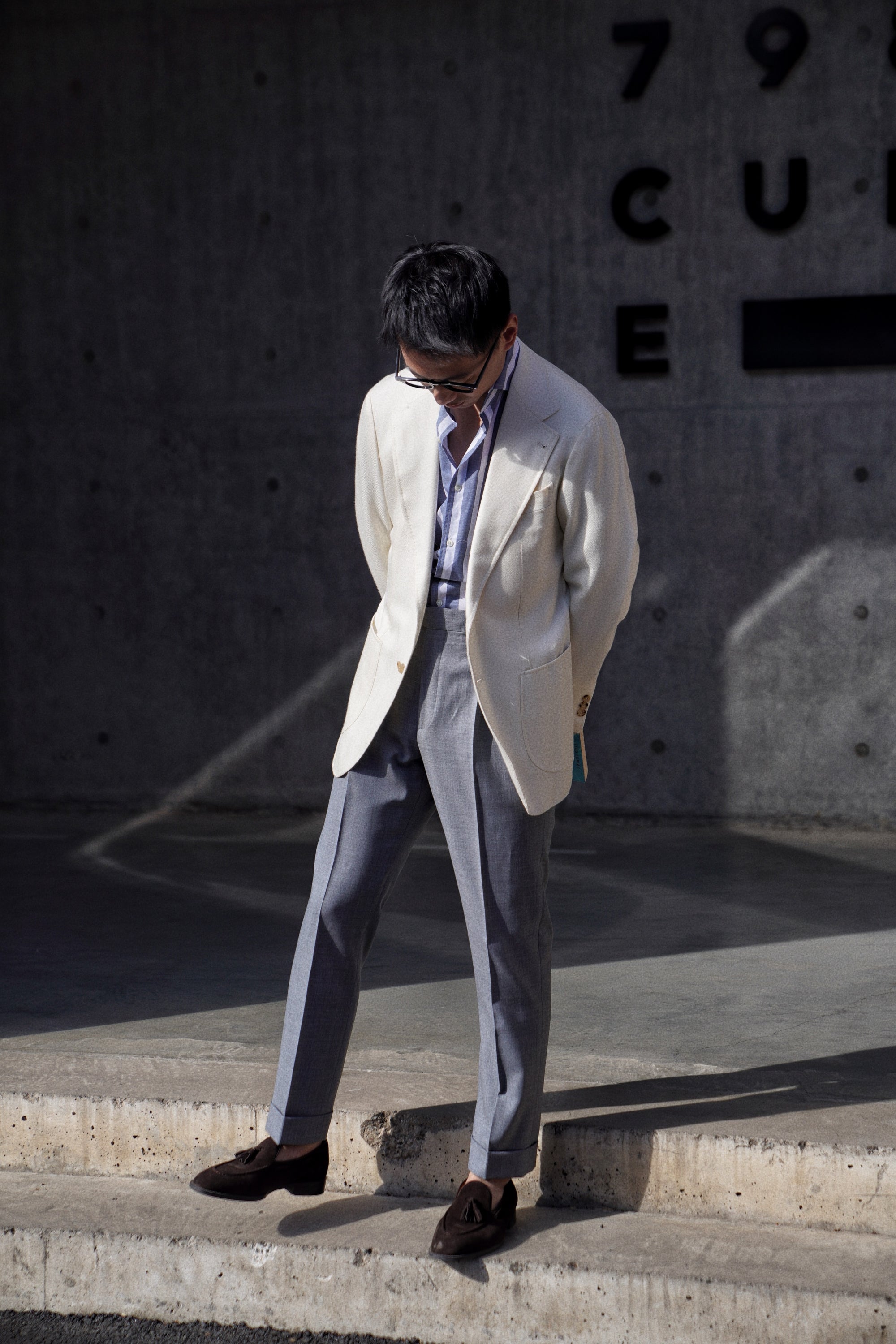 MTO Beige Herringbone Jacket #260
