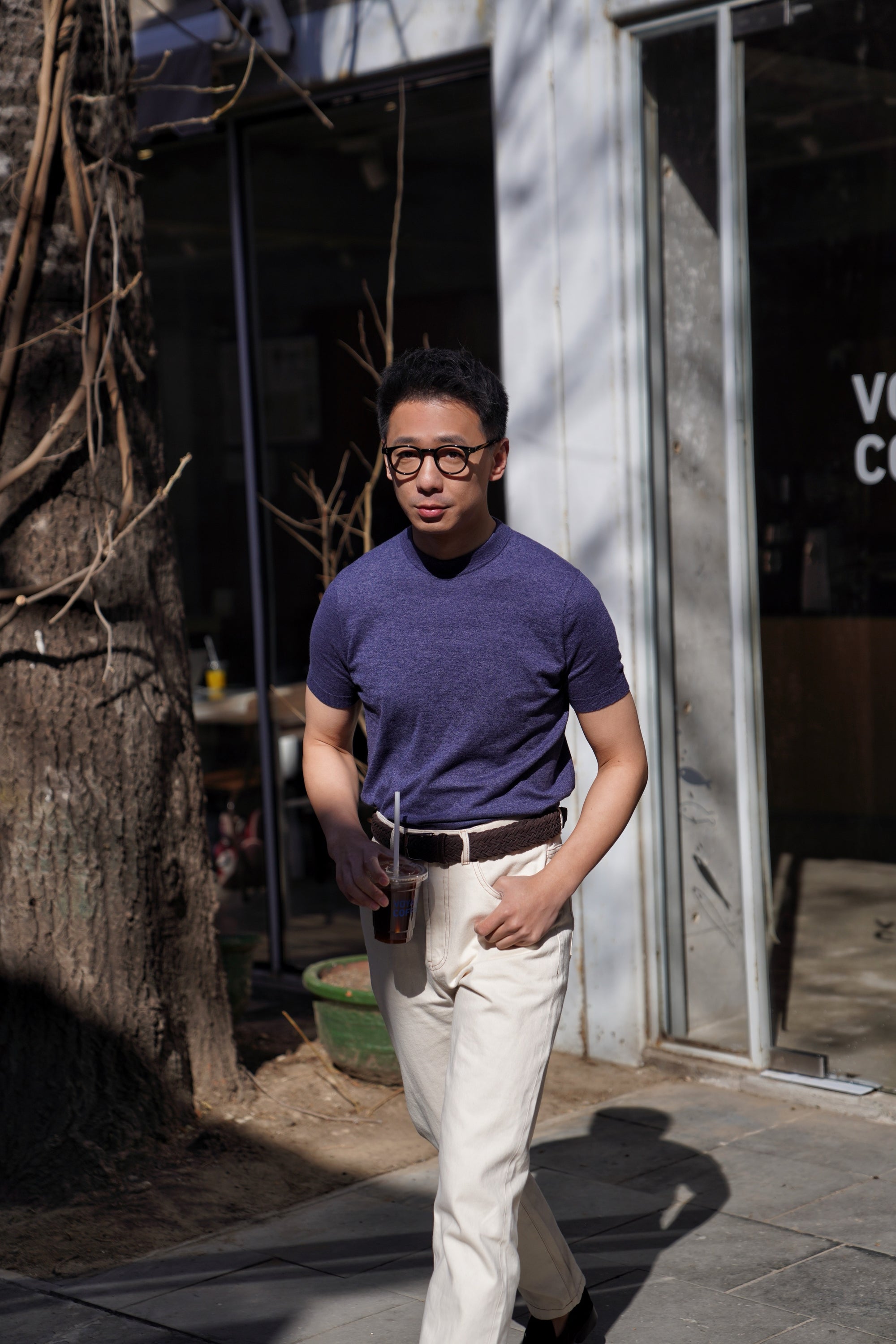 Cotton Hemp Knitted Crew Neck Collection
