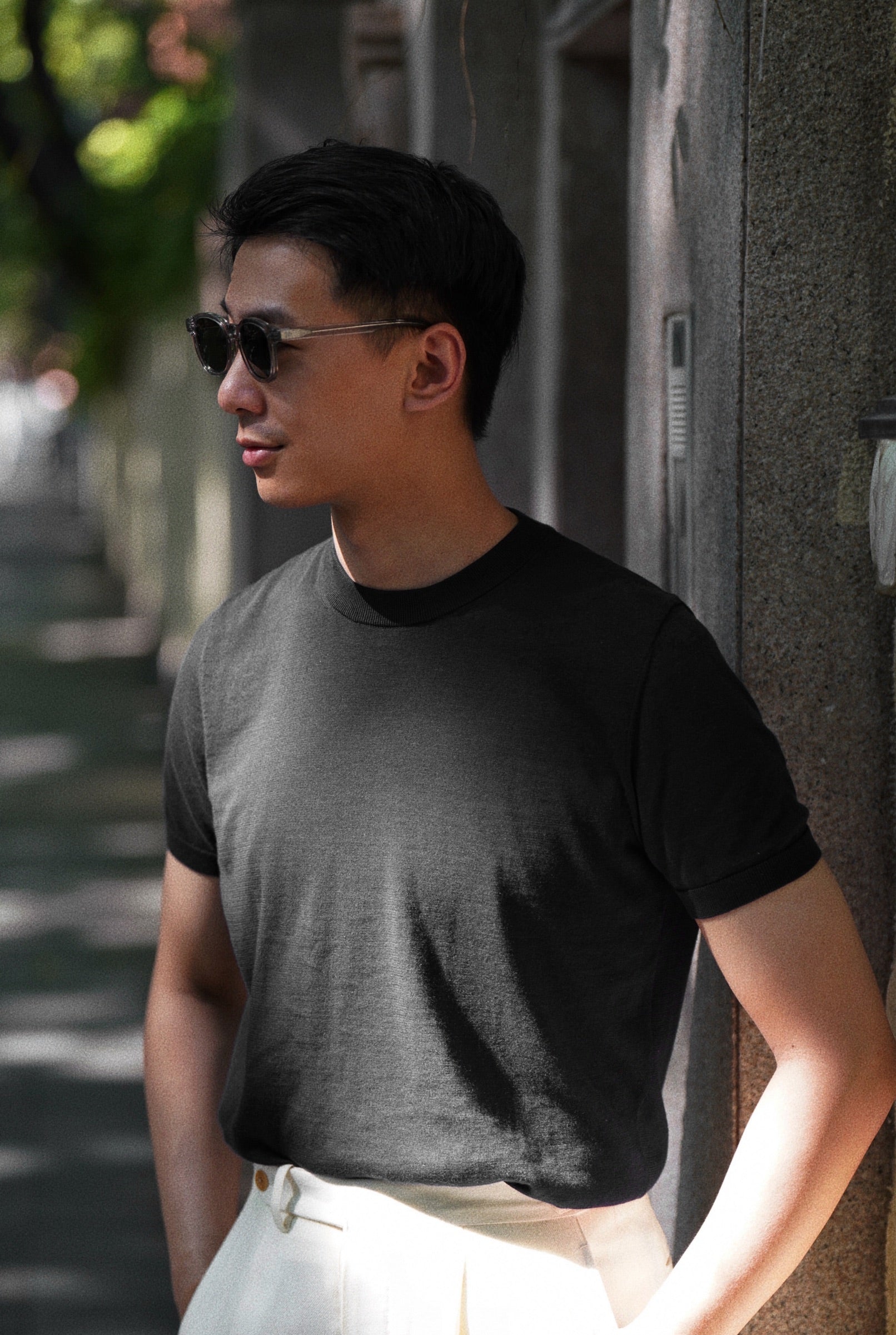 Cotton Hemp Knitted Crew Neck Collection