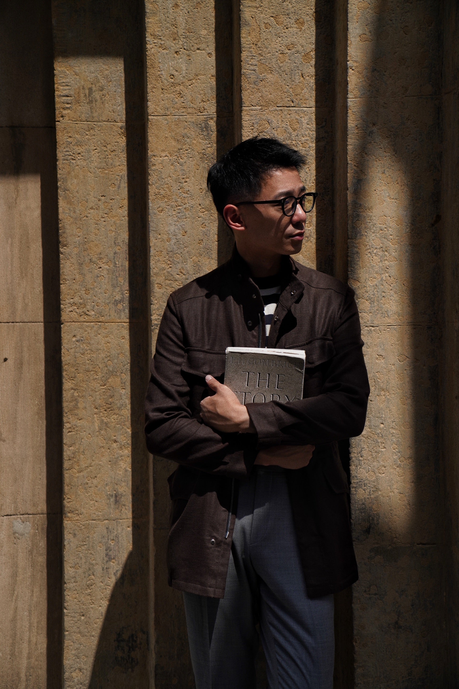 Brown Linen M65 Jacket