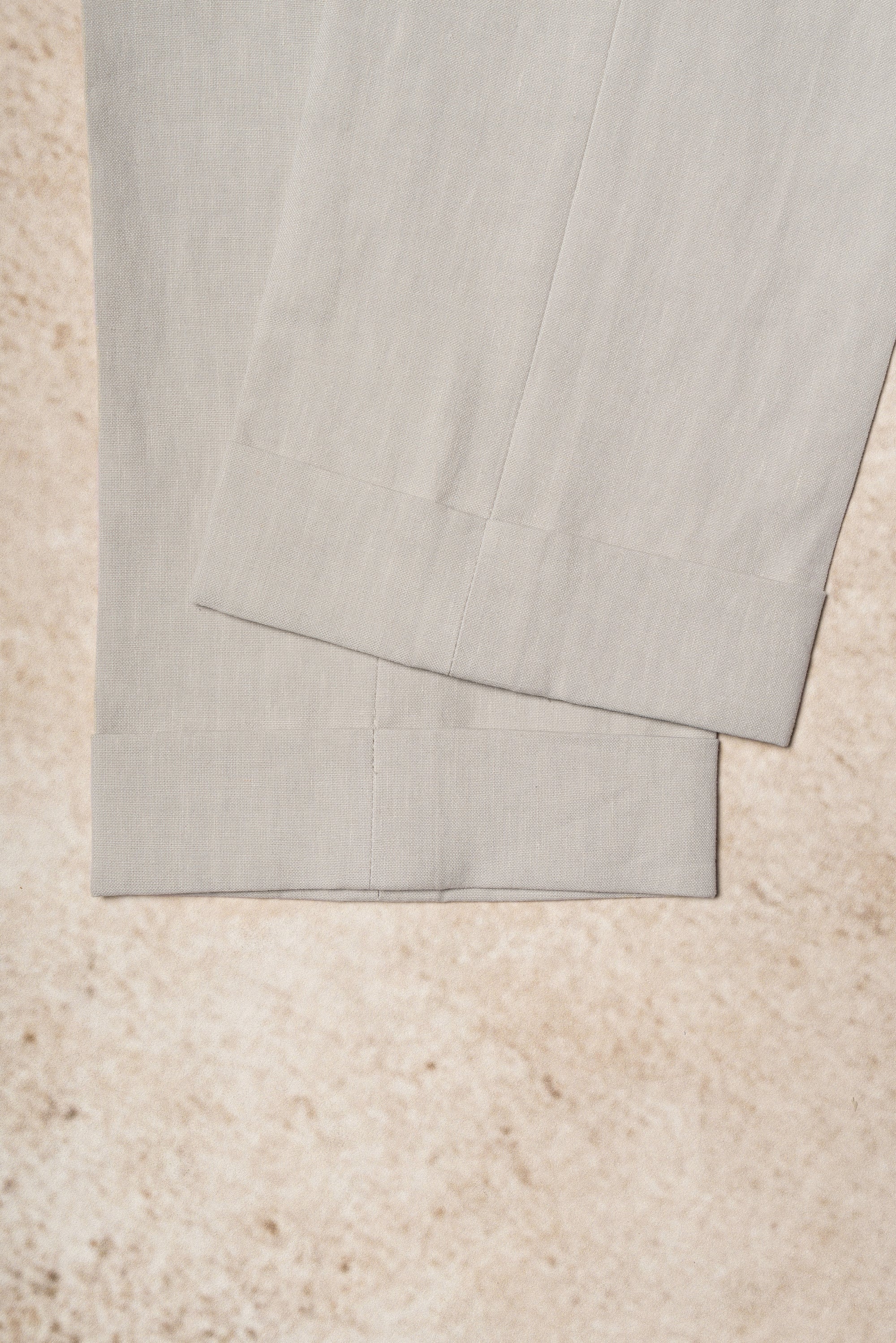 MTO Limestone Linen Suit #02