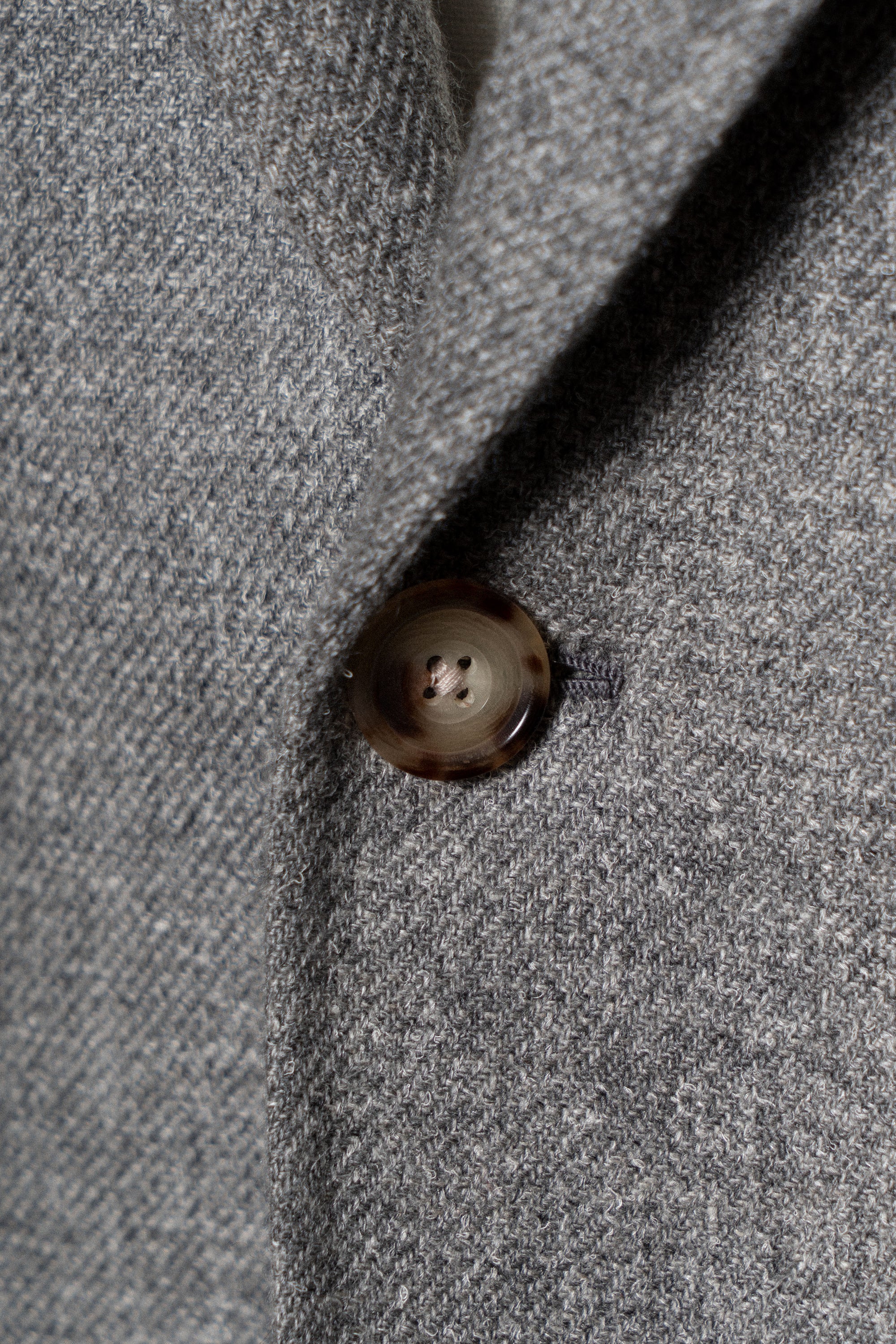 MTO Grey Silk Cashmere Jacket #338