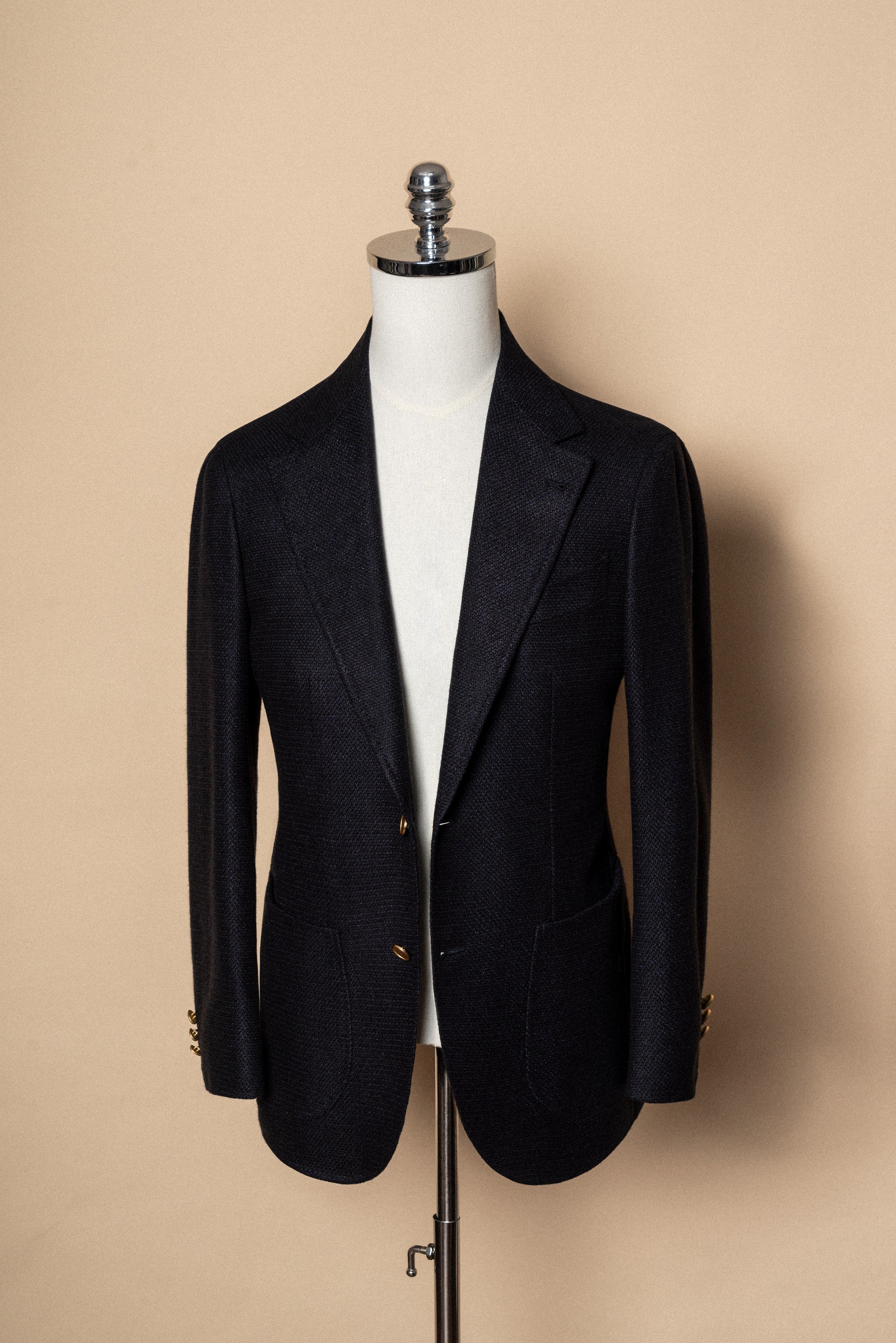 MTO Midnight Silk Cashmere Blazer #377