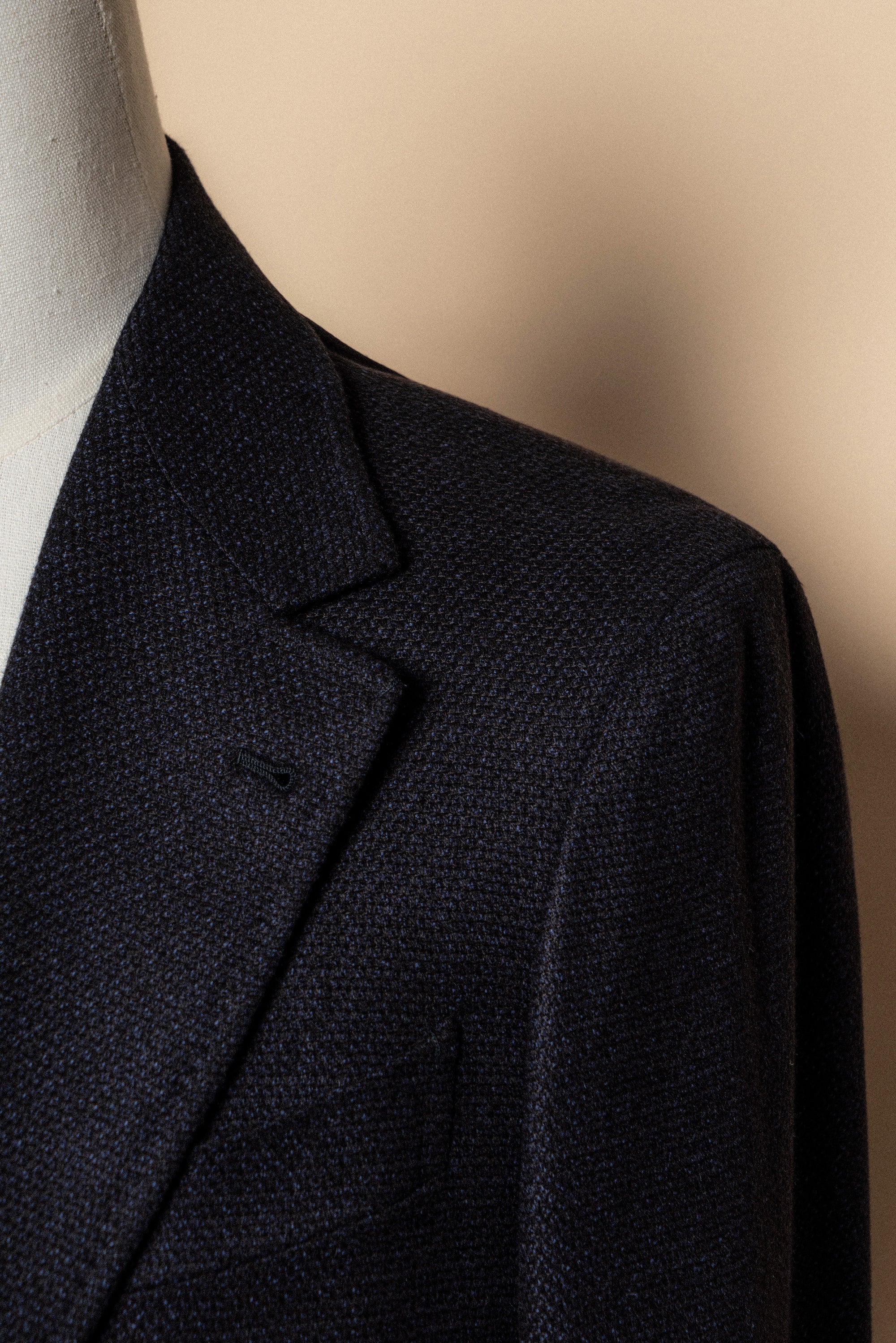 MTO Midnight Silk Cashmere Blazer #377