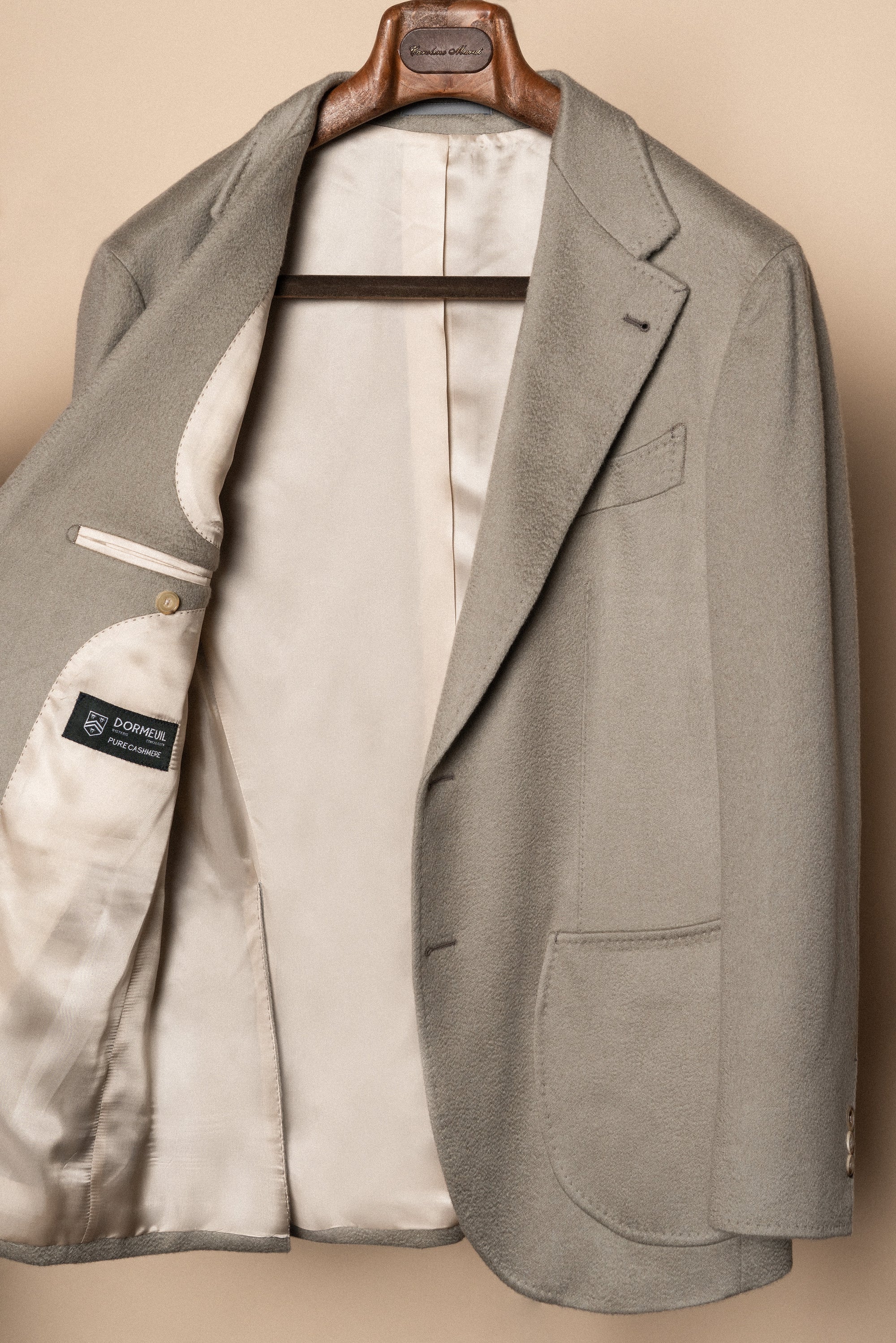 MTO Light Olive Cashmere Jacket #341