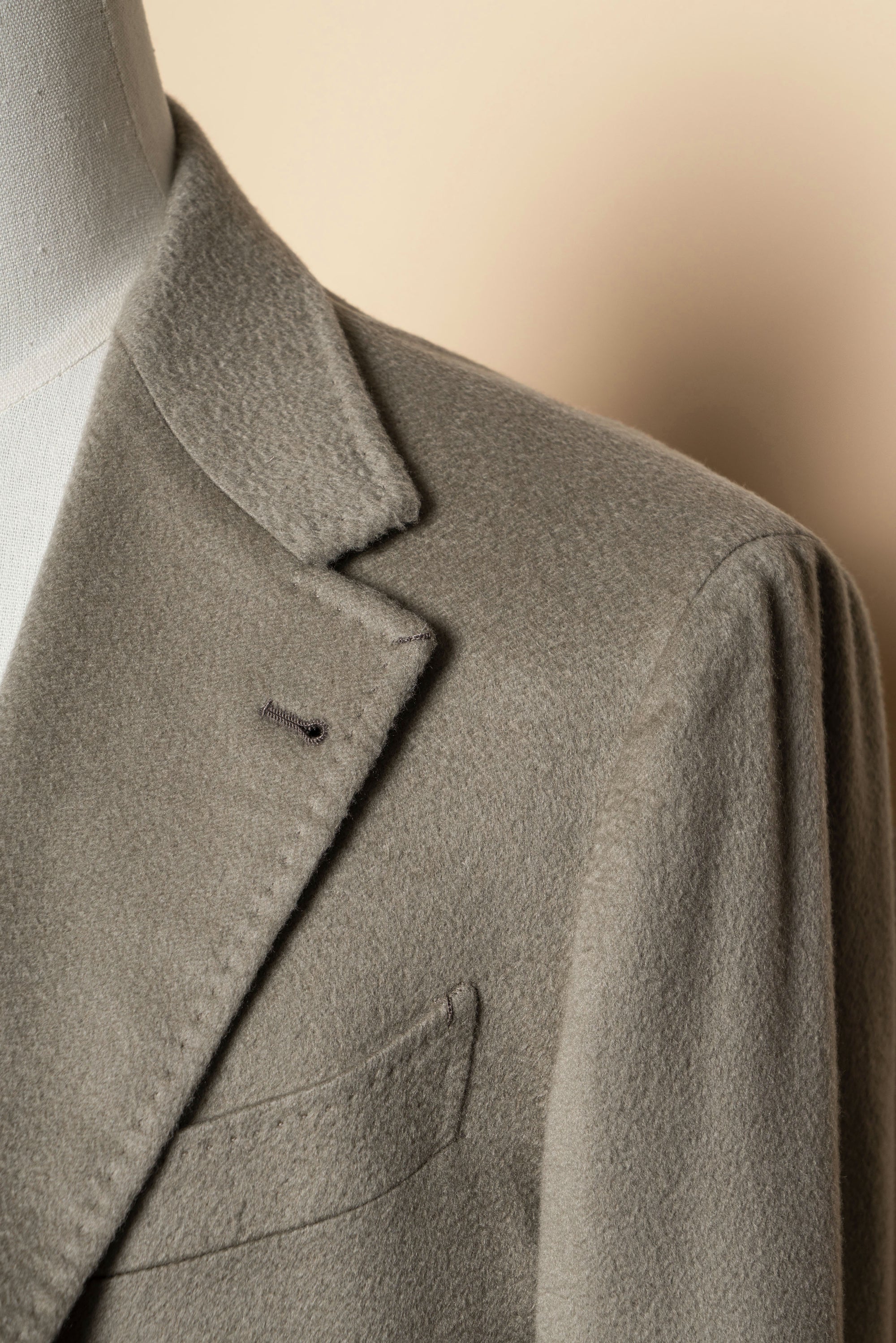 MTO Light Olive Cashmere Jacket #341