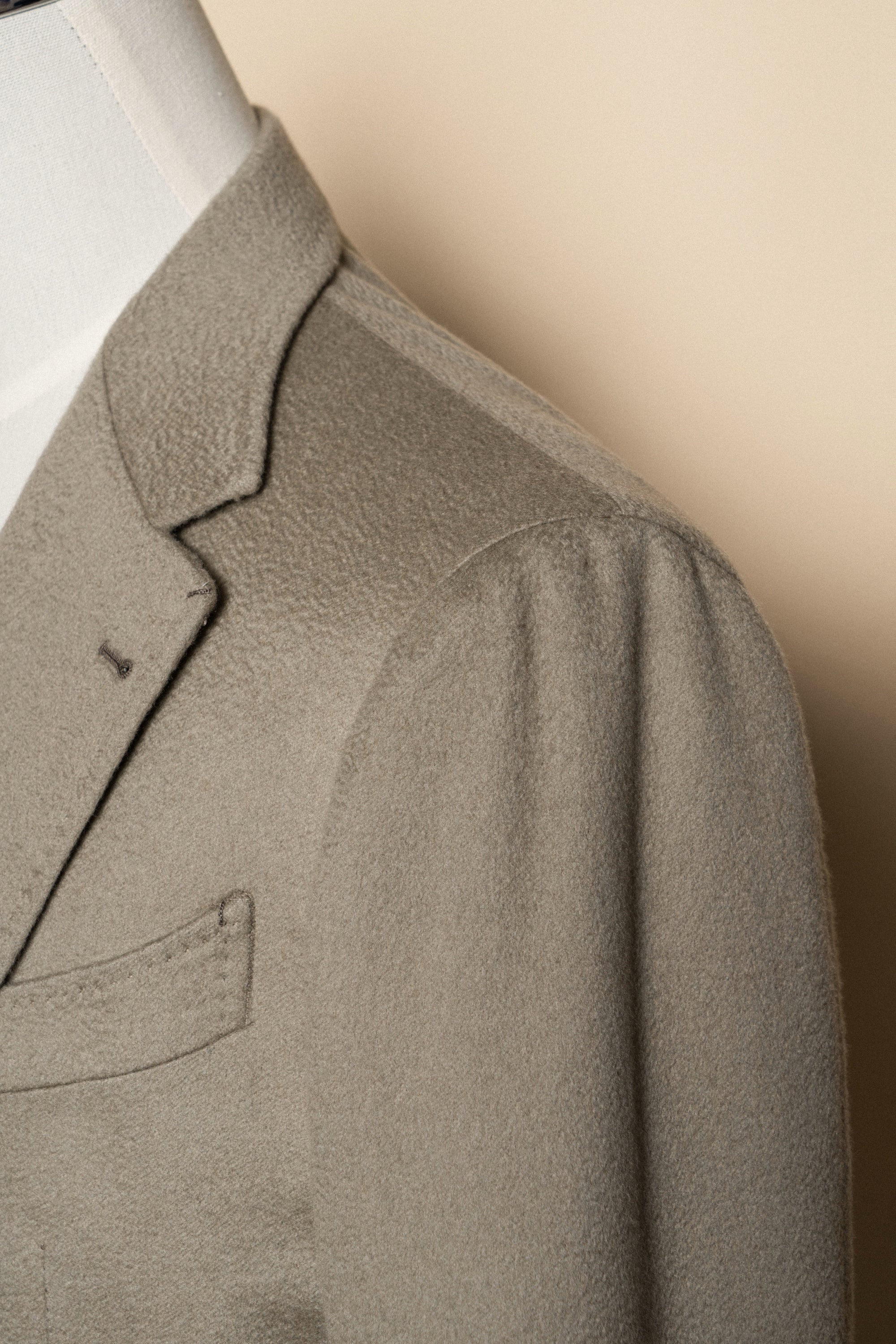 MTO Light Olive Cashmere Jacket #341