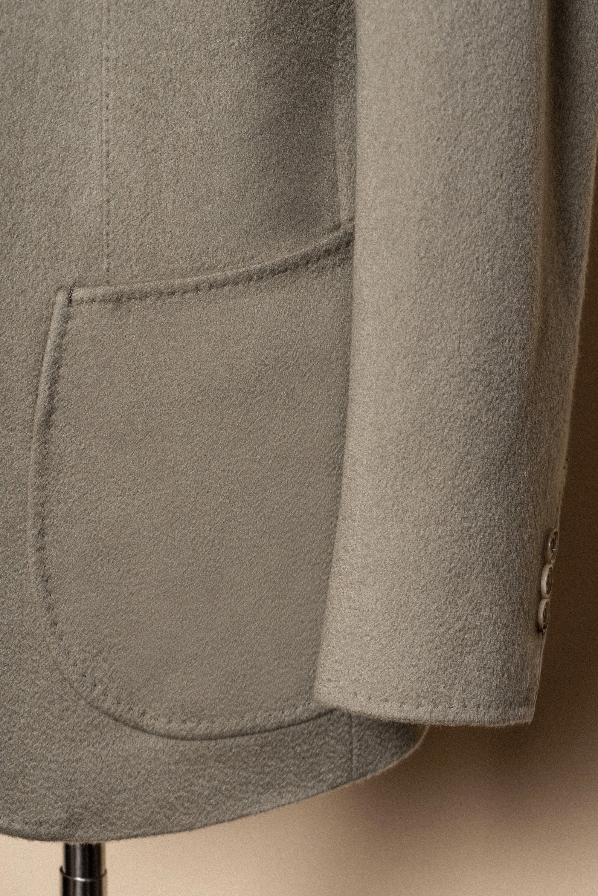 MTO Light Olive Cashmere Jacket #341