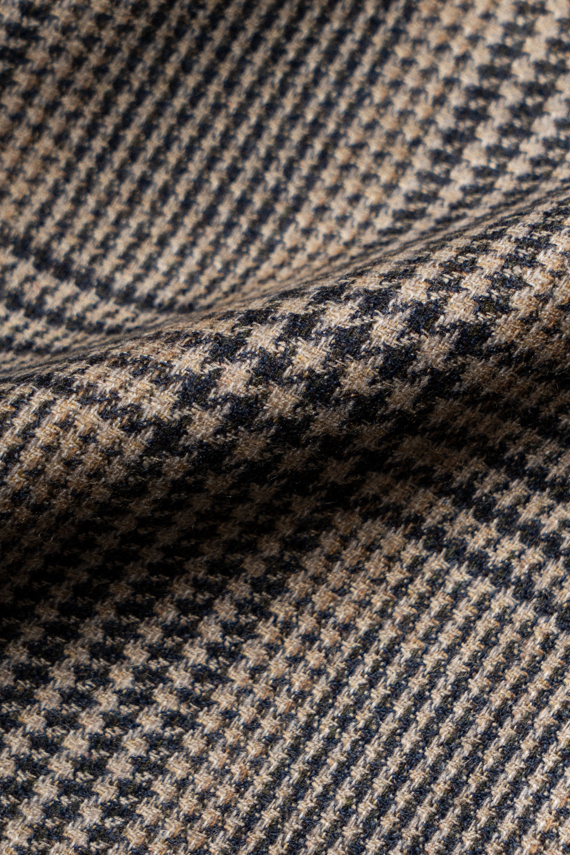 MTO Khaki Glen Check Wool Cashmere Jacket #335