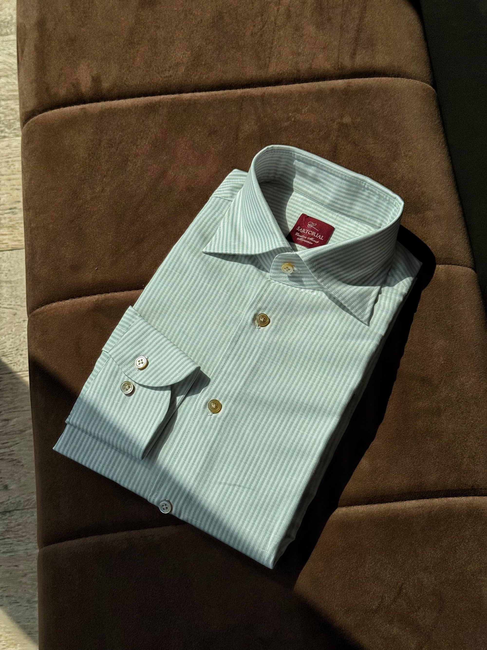 MTO Hand-stitched Stripe Shirt #23 #25
