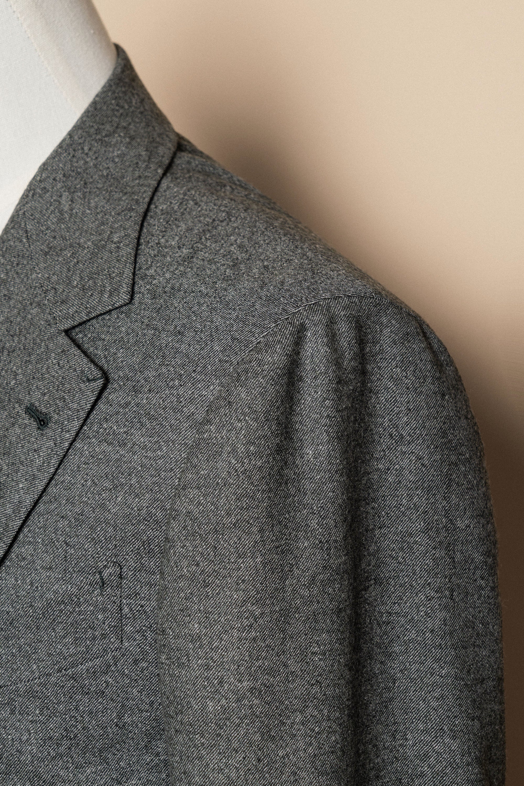 MTO Green Twill Flannel Suit #375