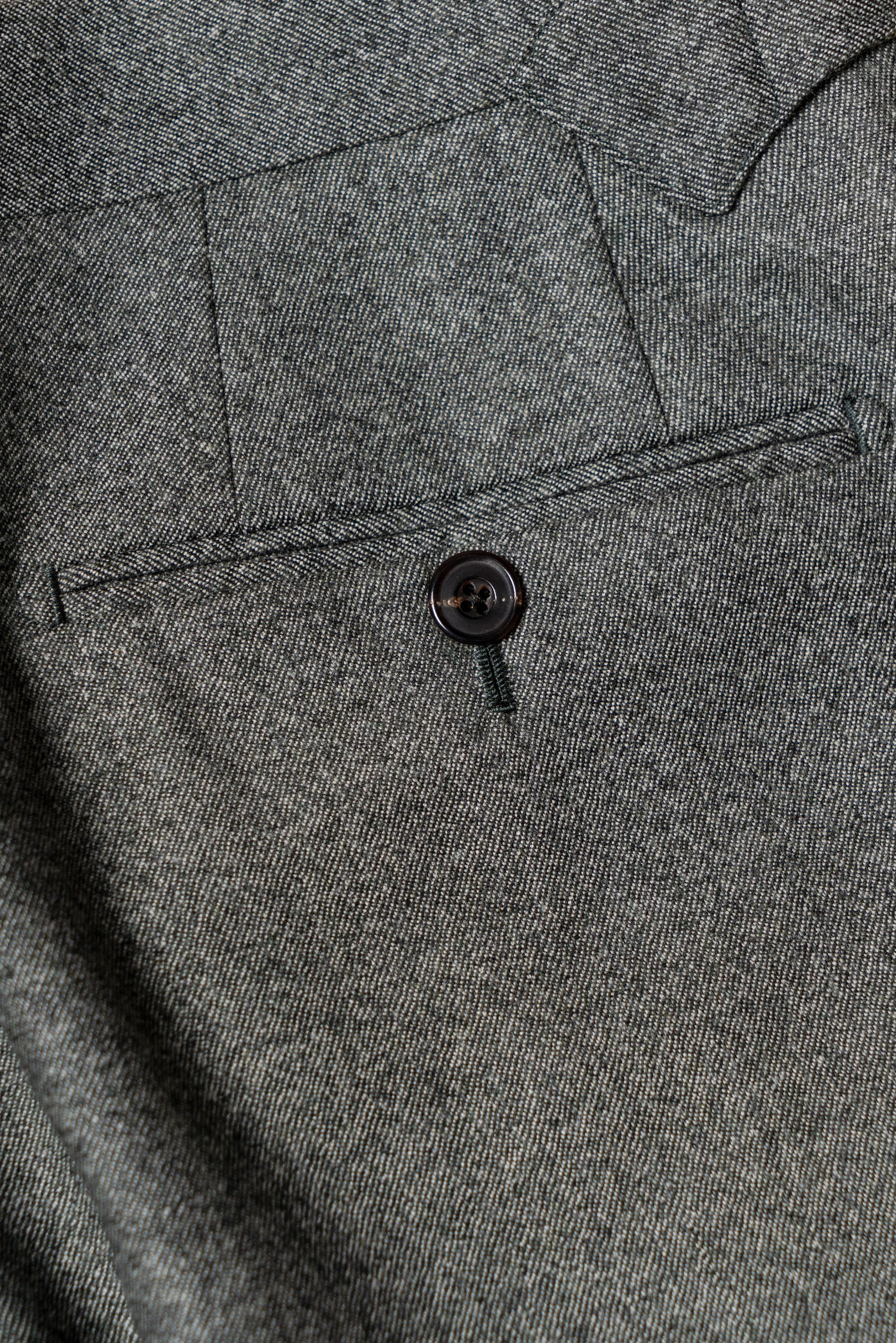 MTO Green Twill Flannel Suit #375