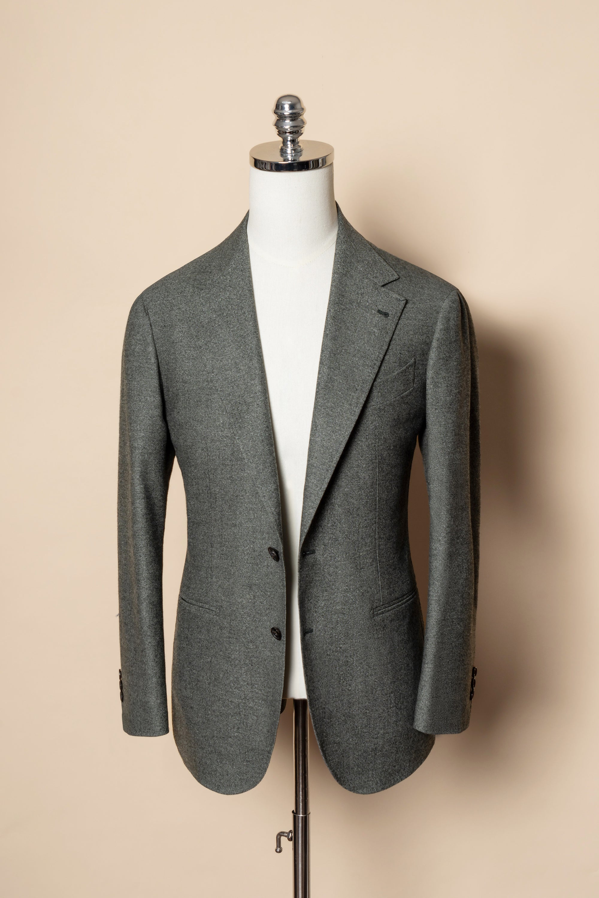 MTO Green Twill Flannel Suit #375