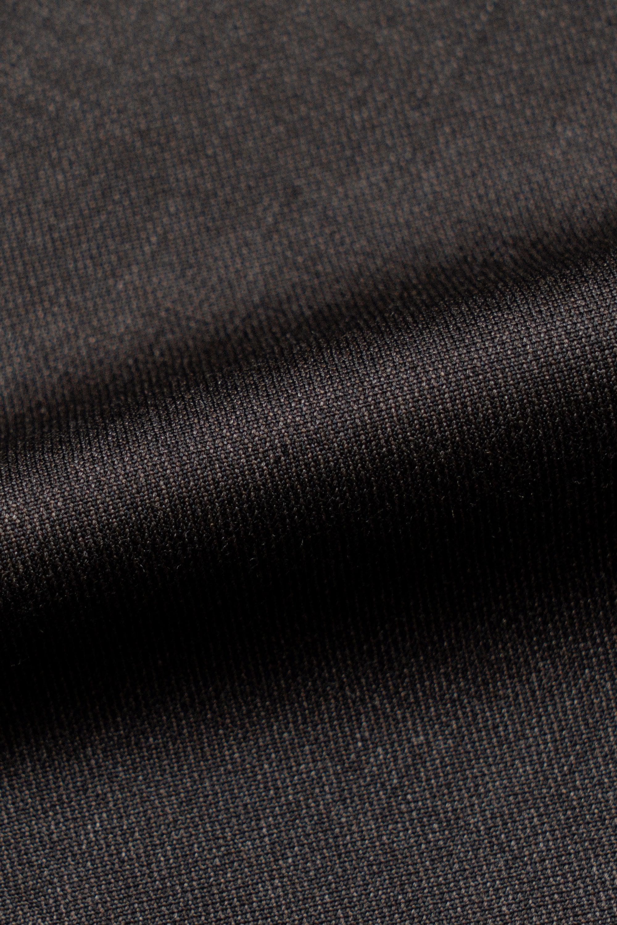 MTO Brown Sharkskin 130s Wool Suit #401