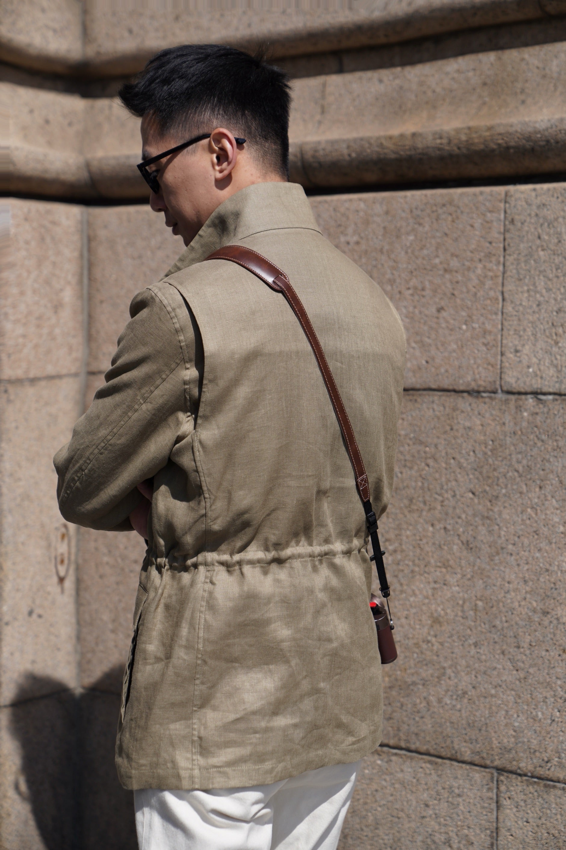 Olive Linen M65 Jacket