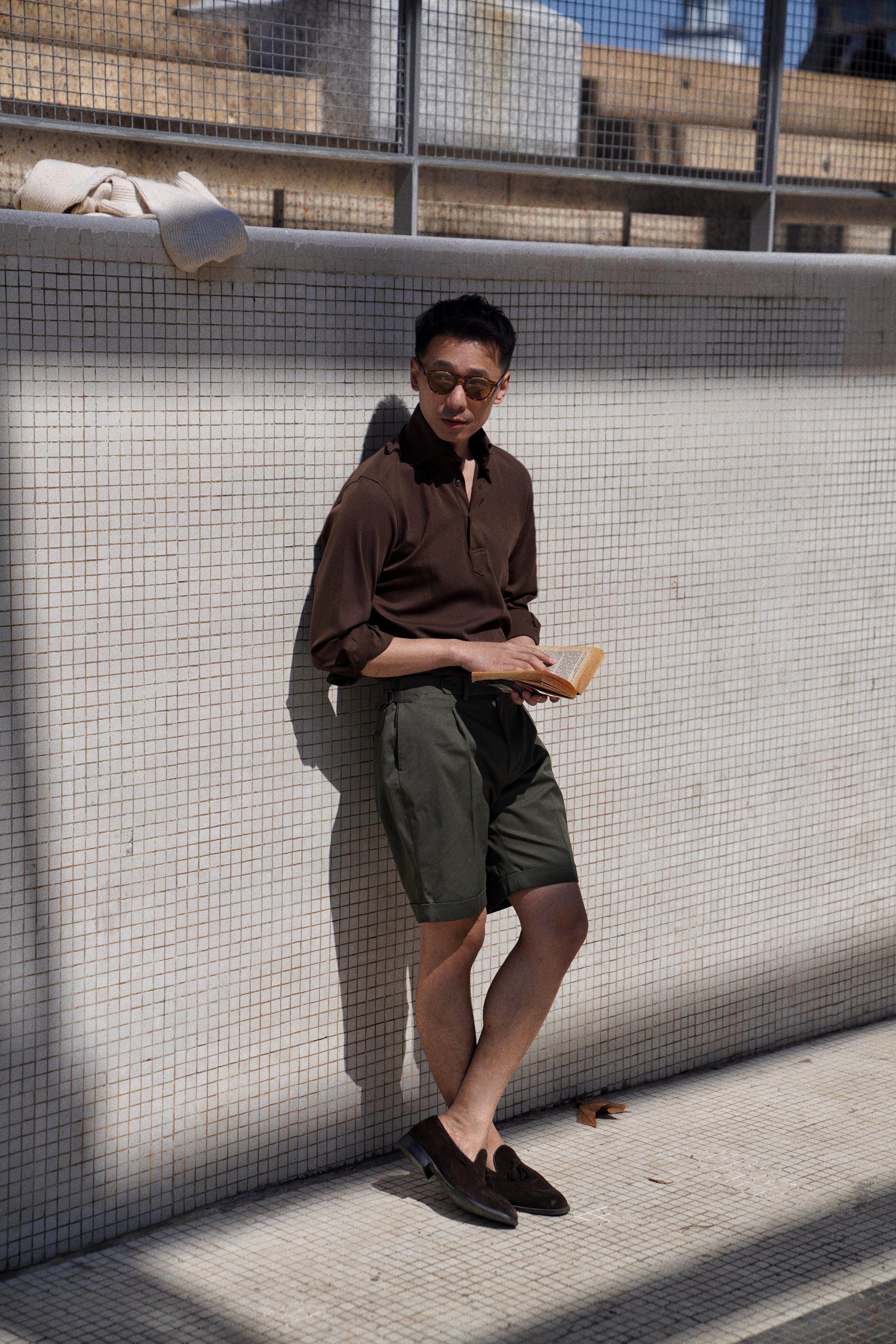 Cotton Twill Chino Shorts