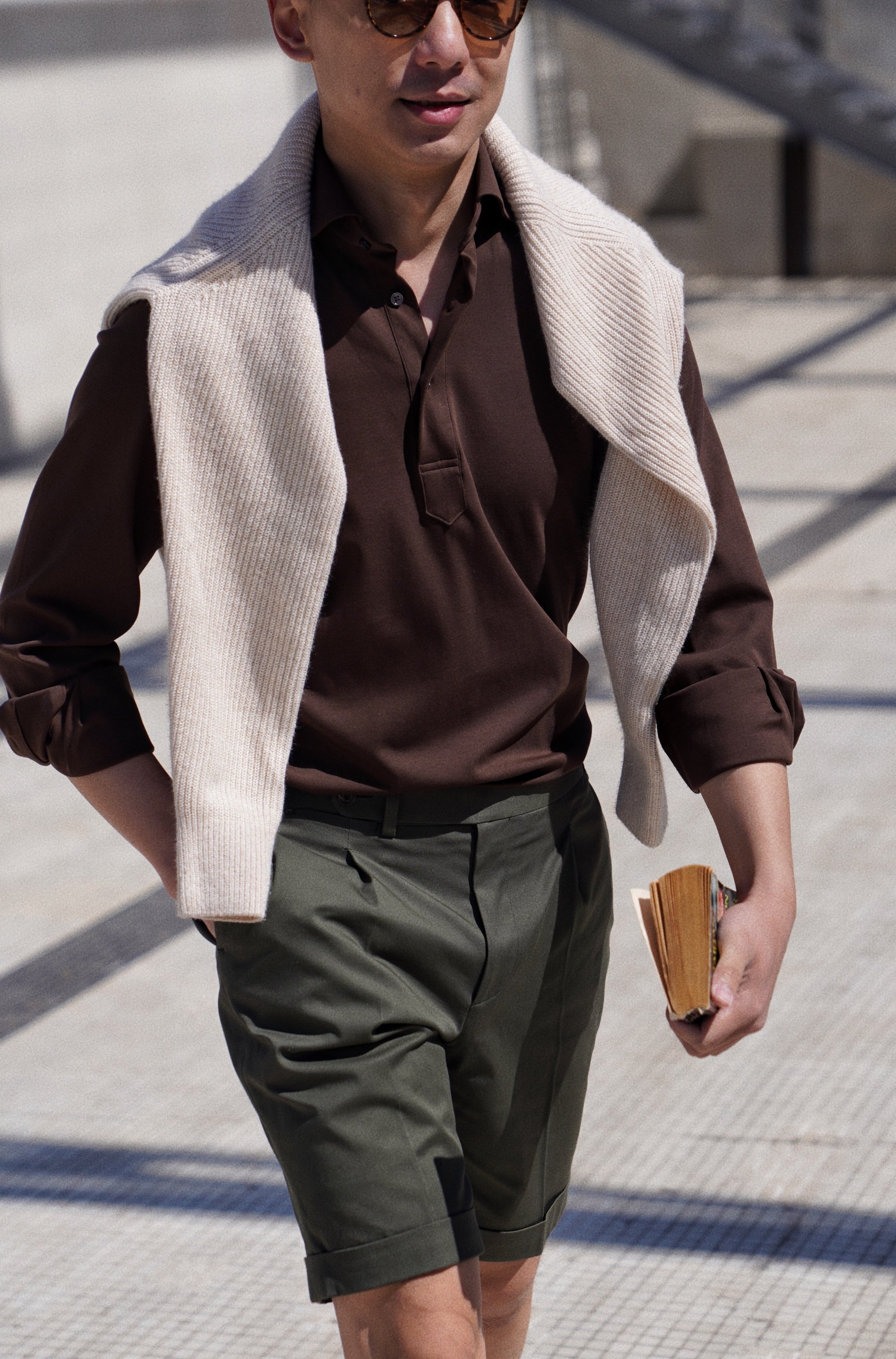 Cotton Twill Chino Shorts