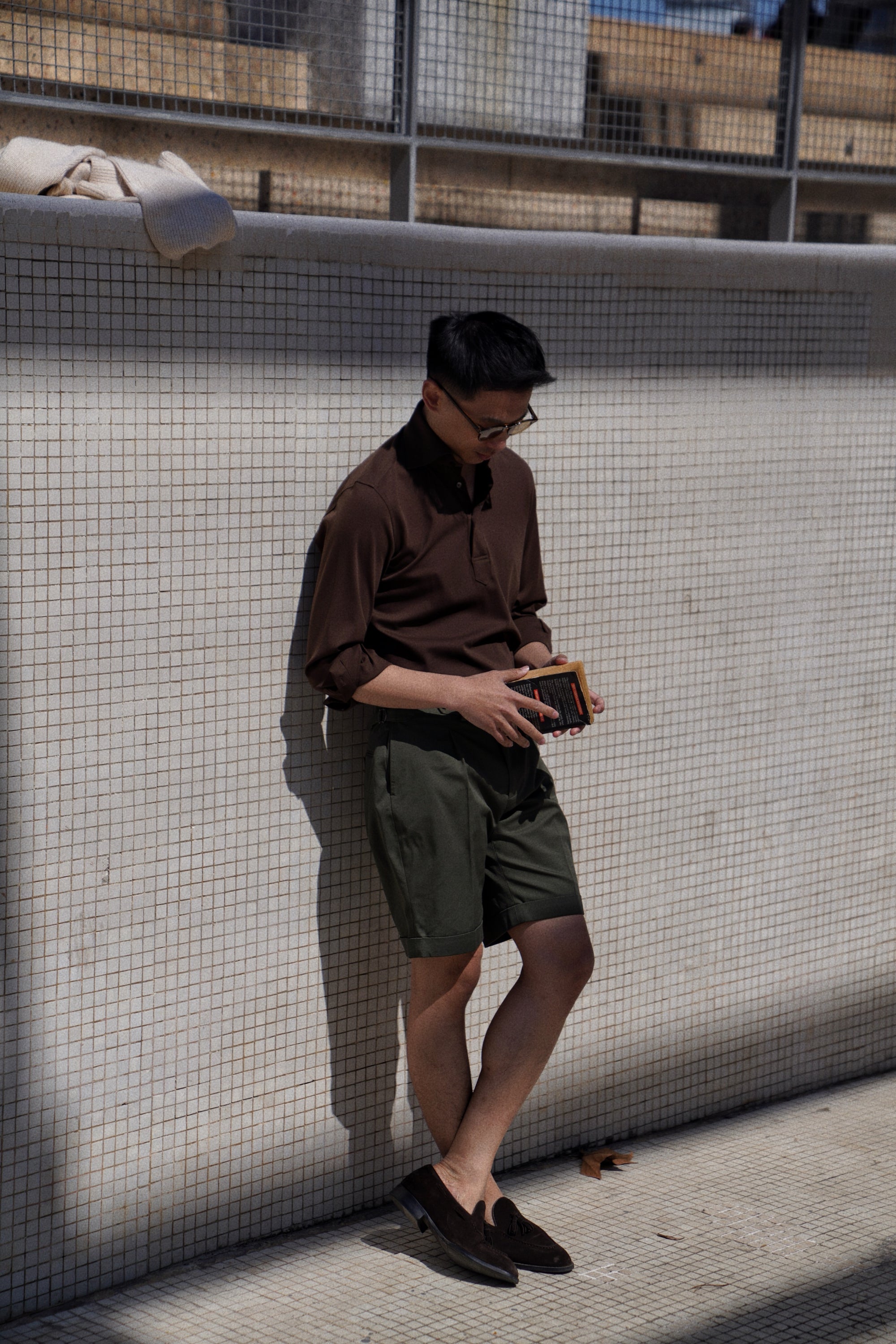 Cotton Twill Chino Shorts