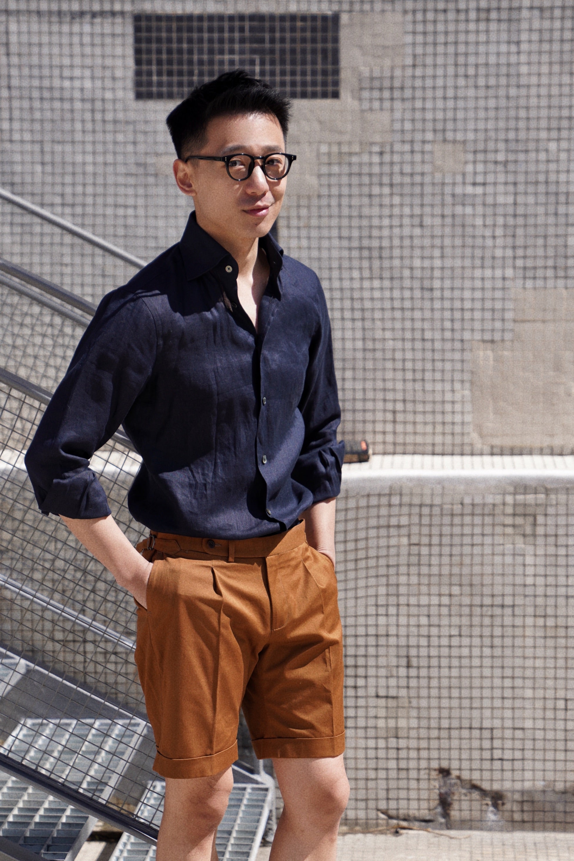 Cotton Twill Chino Shorts