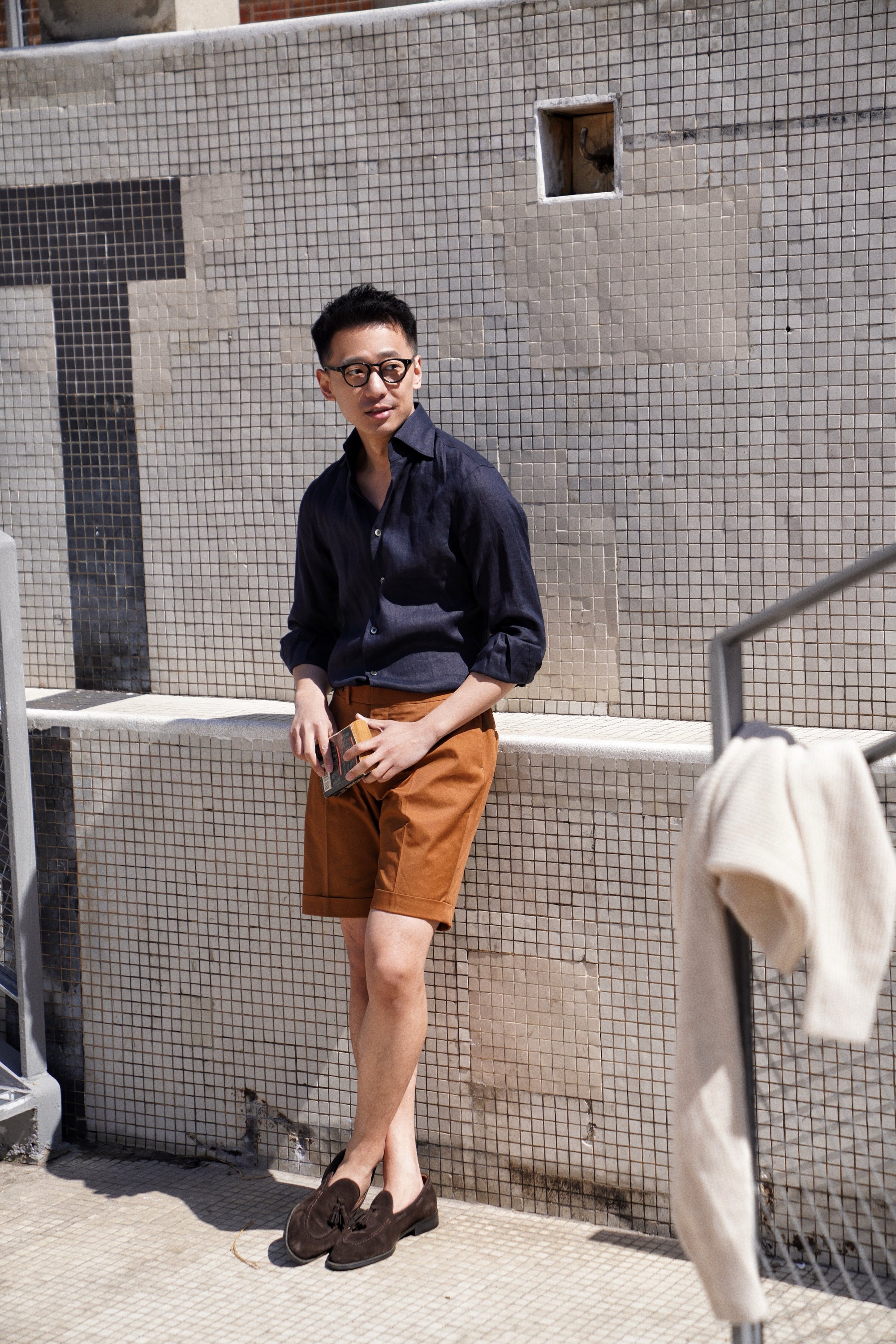 Cotton Twill Chino Shorts