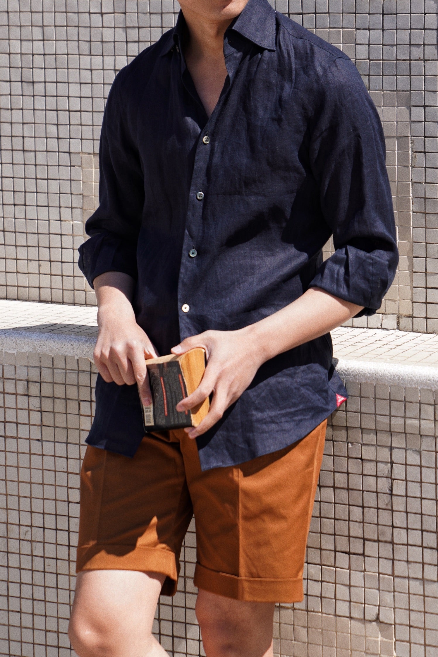Cotton Twill Chino Shorts