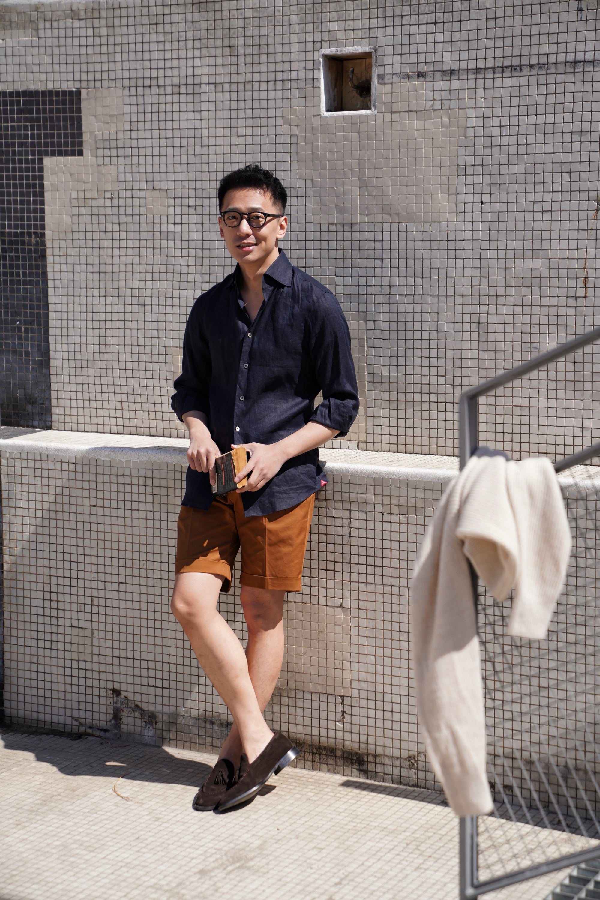 Cotton Twill Chino Shorts
