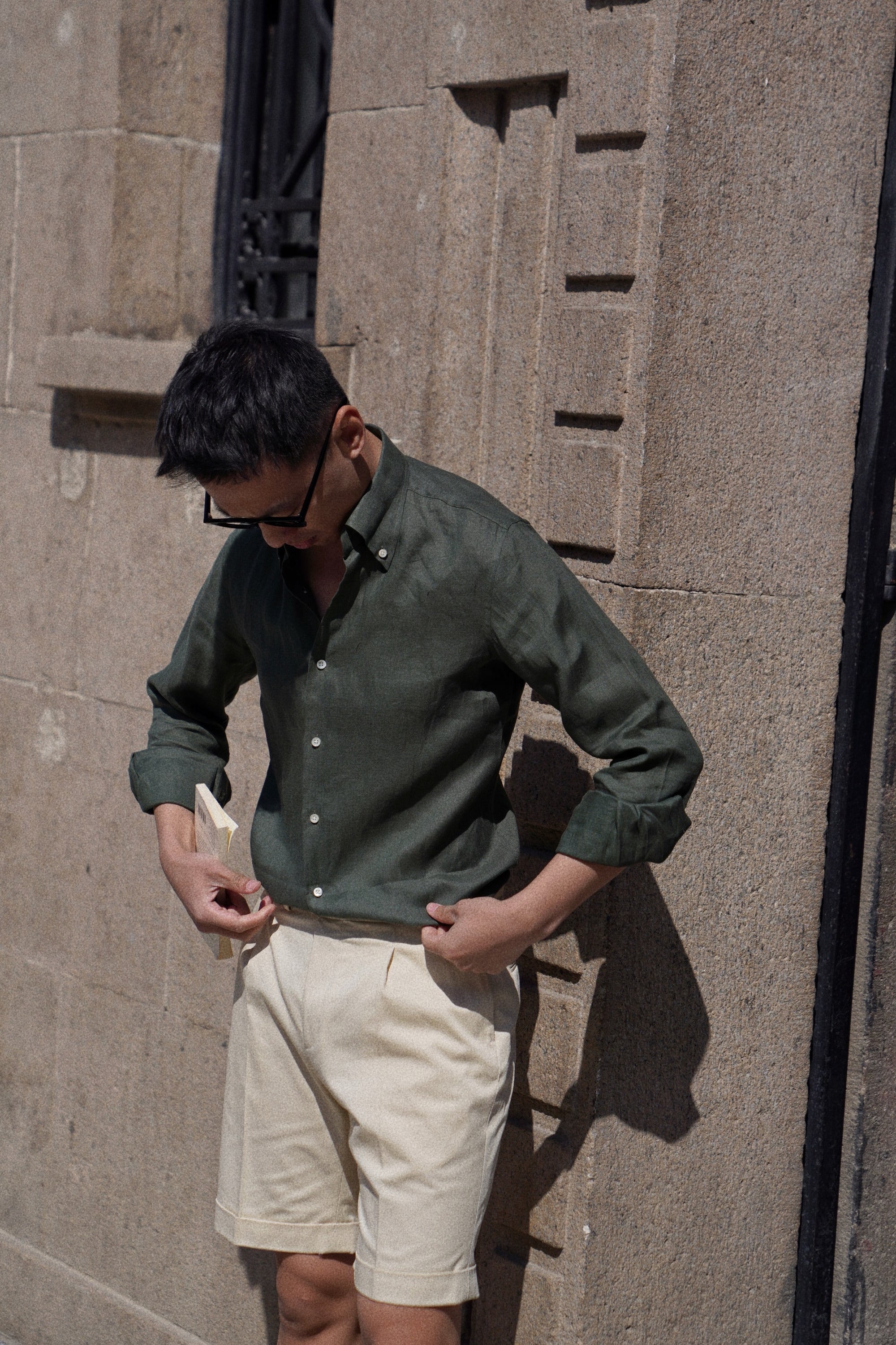 Cotton Twill Chino Shorts