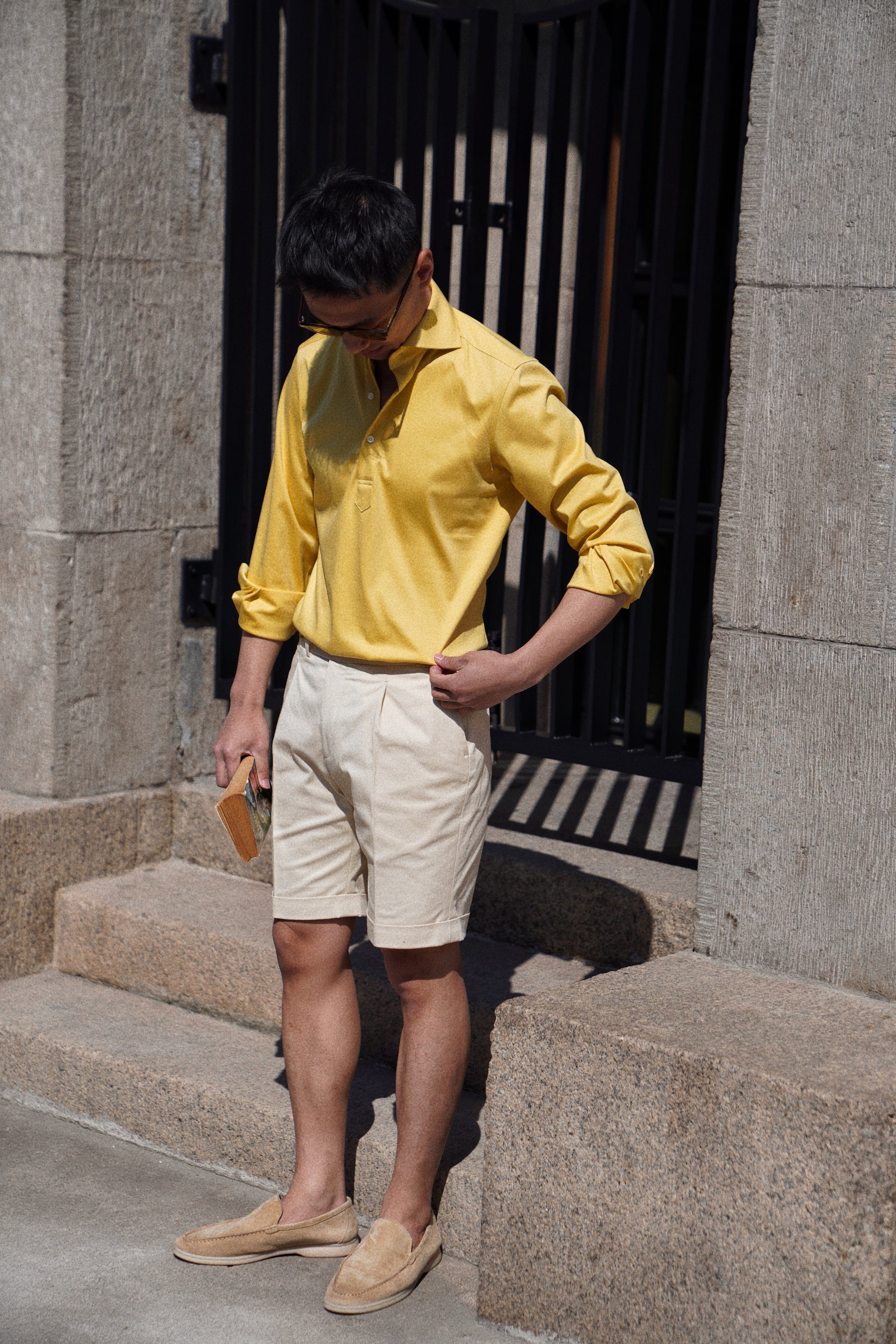Cotton Twill Chino Shorts