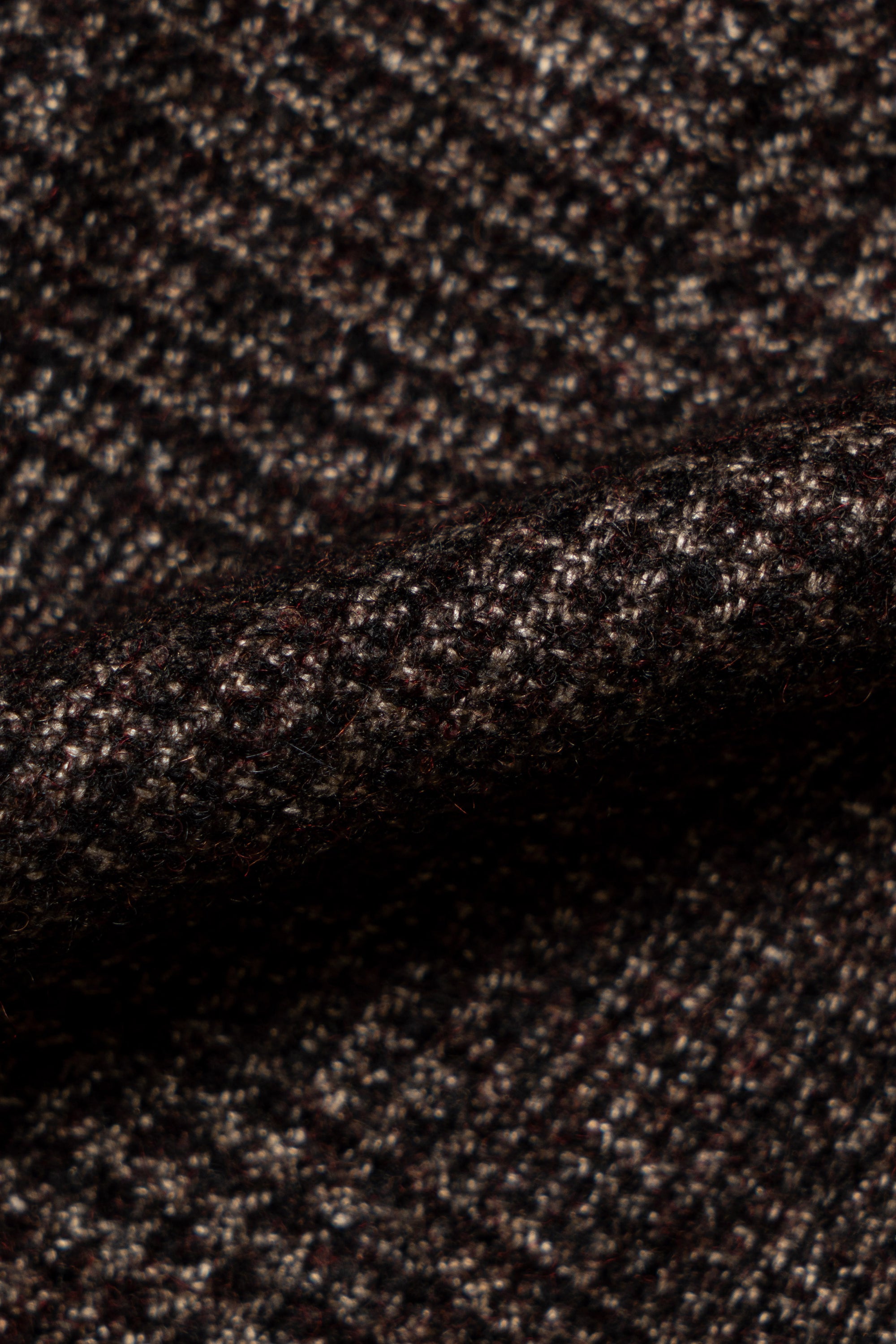 MTO Dark Brown Glen Check Camel Hair Silk Cashmere Jacket #369