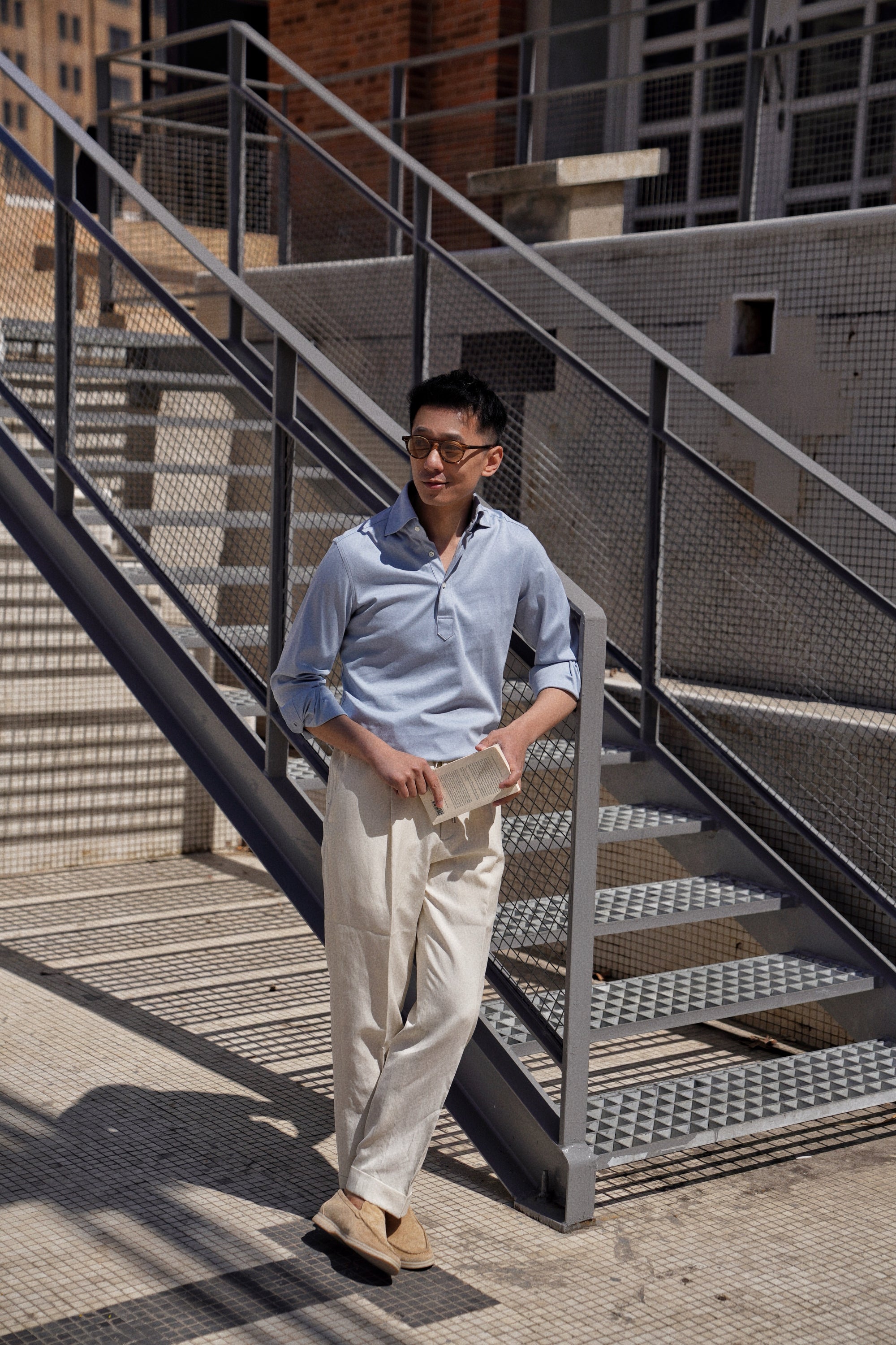 MTO Sky Blue Blending Polo Shirt